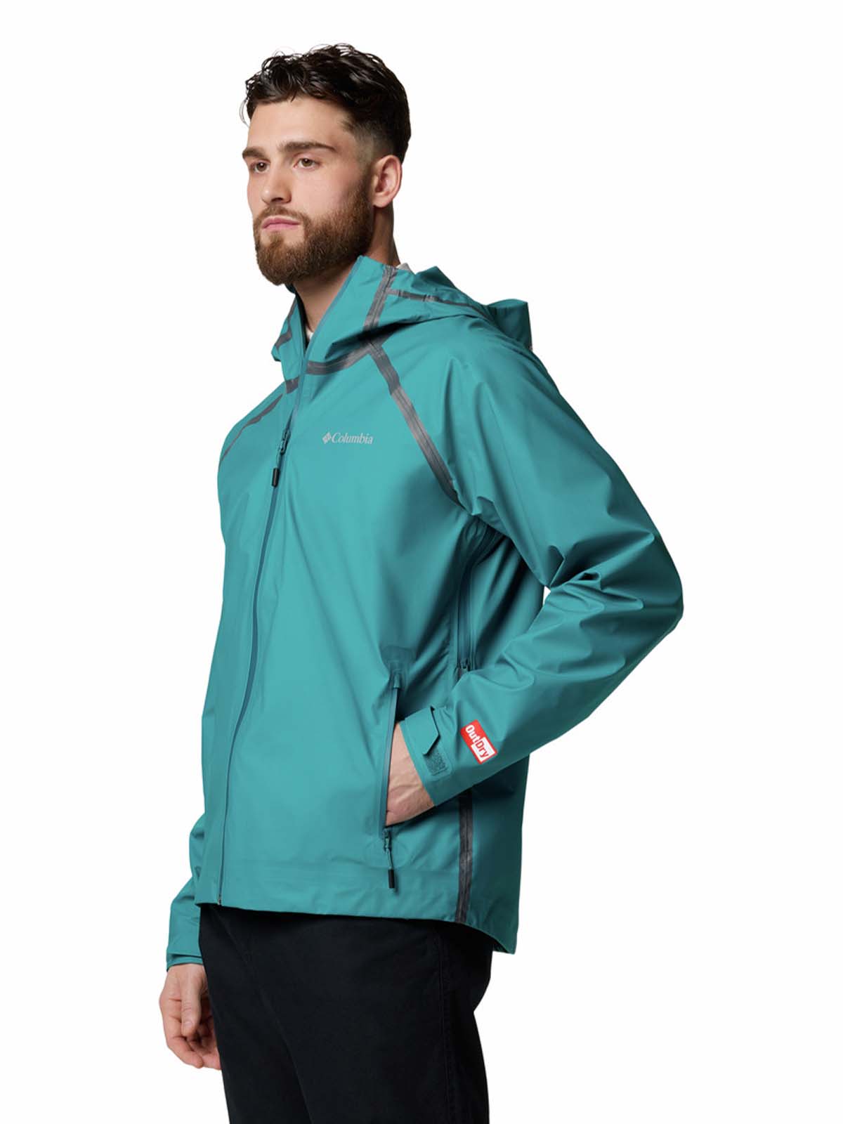 Cortaviento Hombre Reign No Shine Azul Columbia