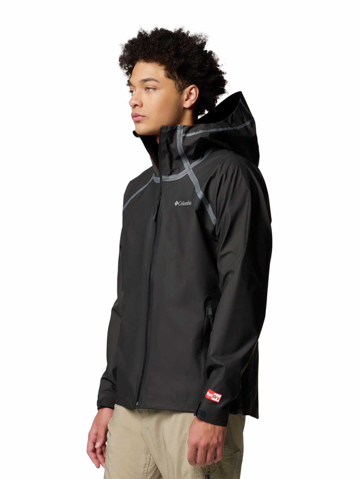 Cortaviento Hombre Reign No Shine Negro Columbia