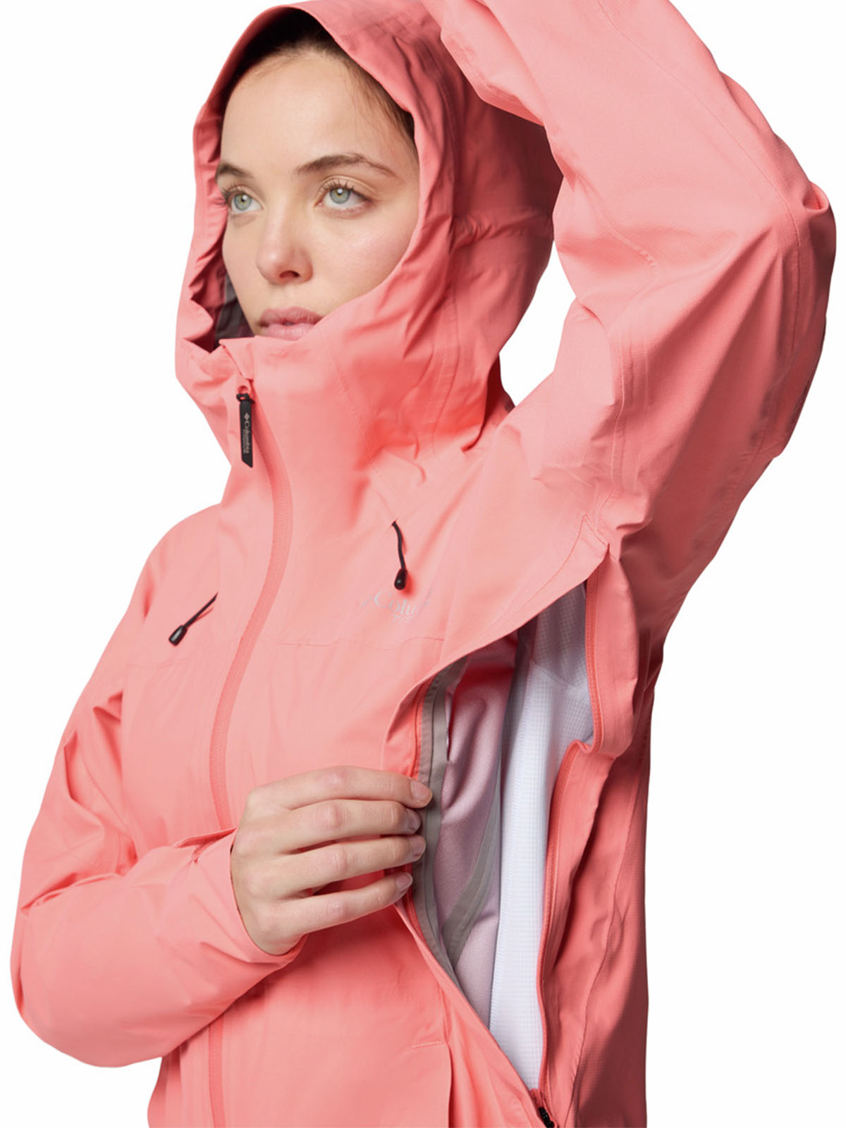 Cortaviento Mujer Northwest Explorer 3 Rosado Columbia