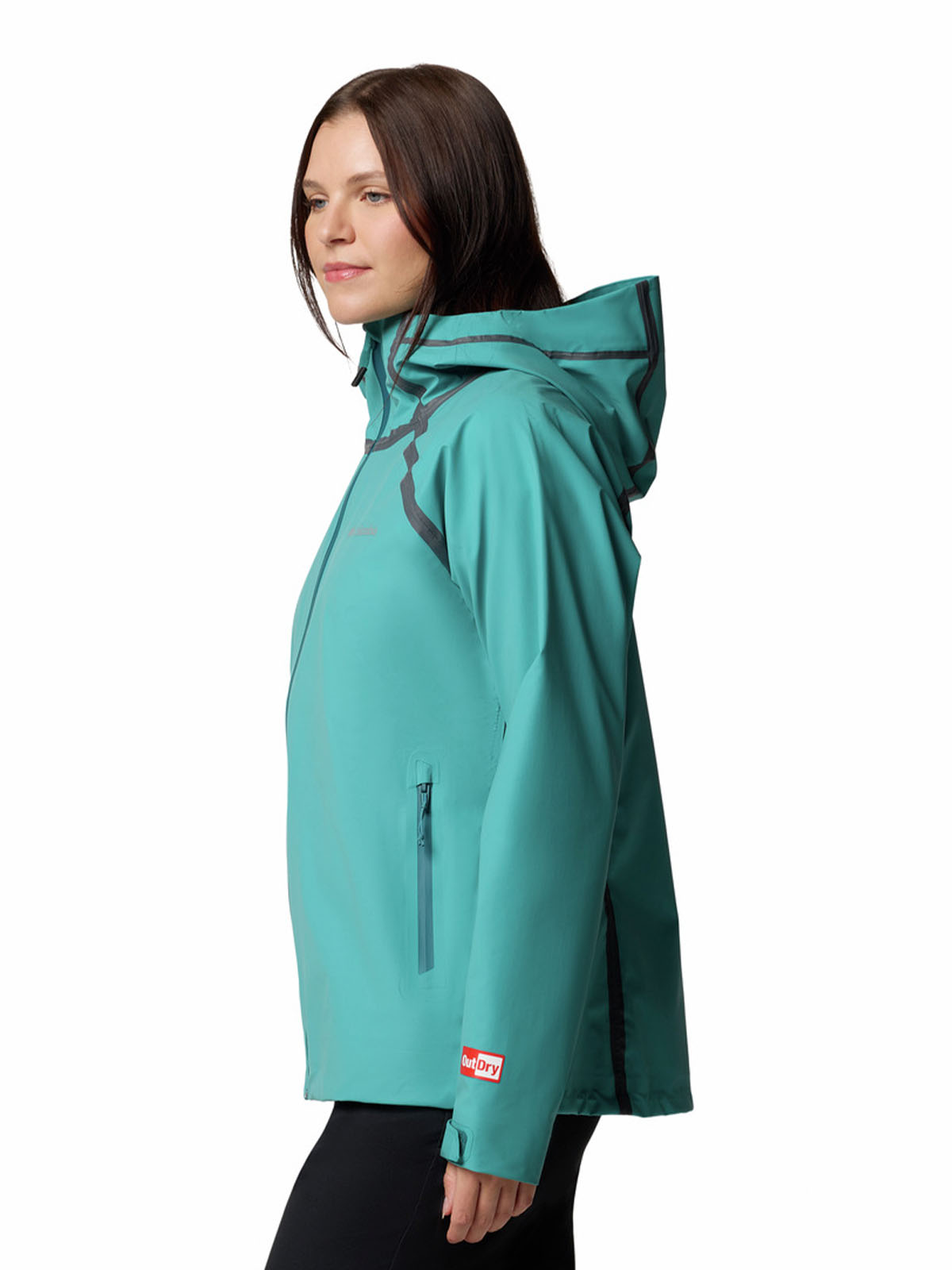 Cortaviento Mujer Reign No Shine Azul Columbia