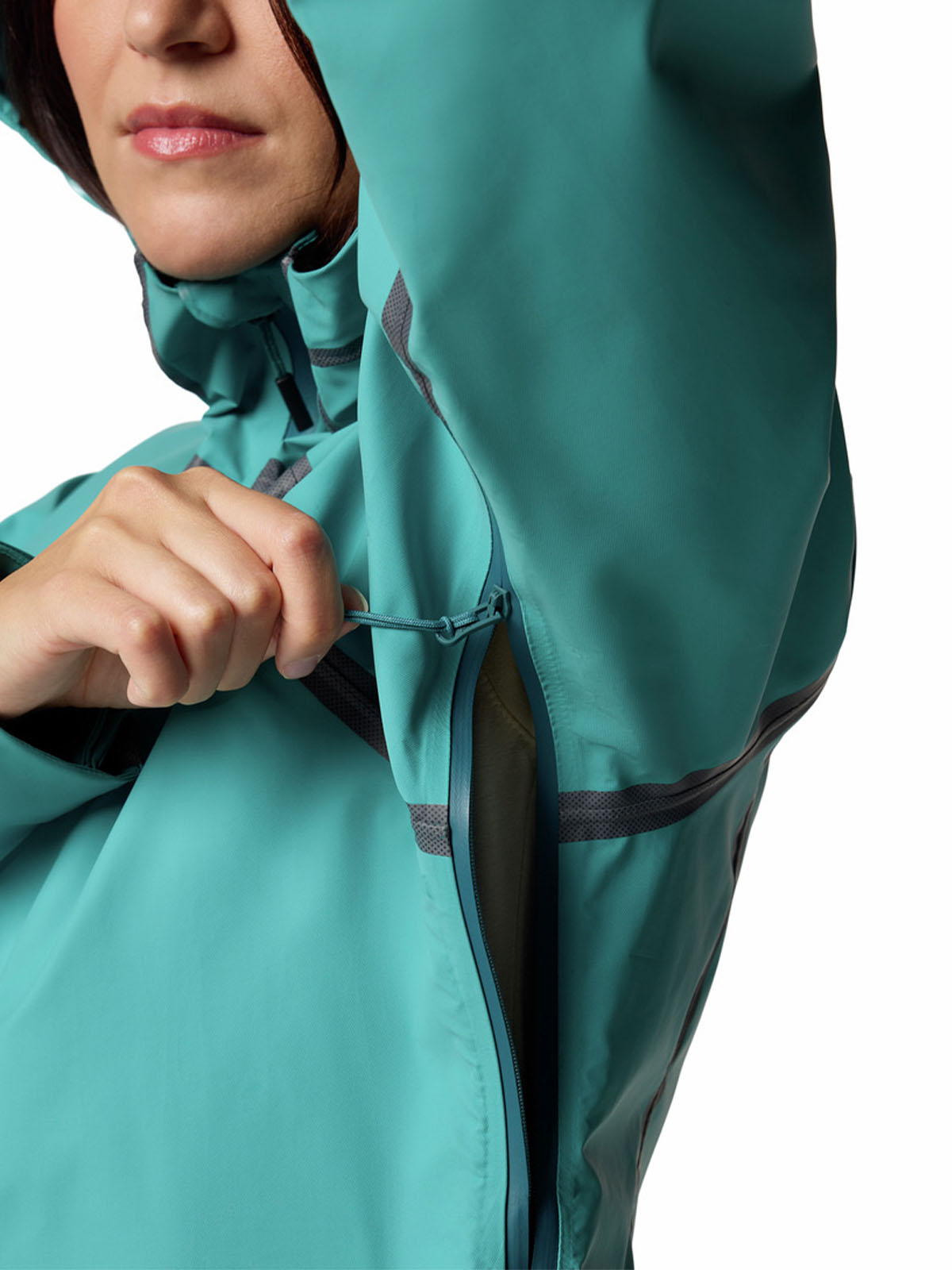 Cortaviento Mujer Reign No Shine Azul Columbia