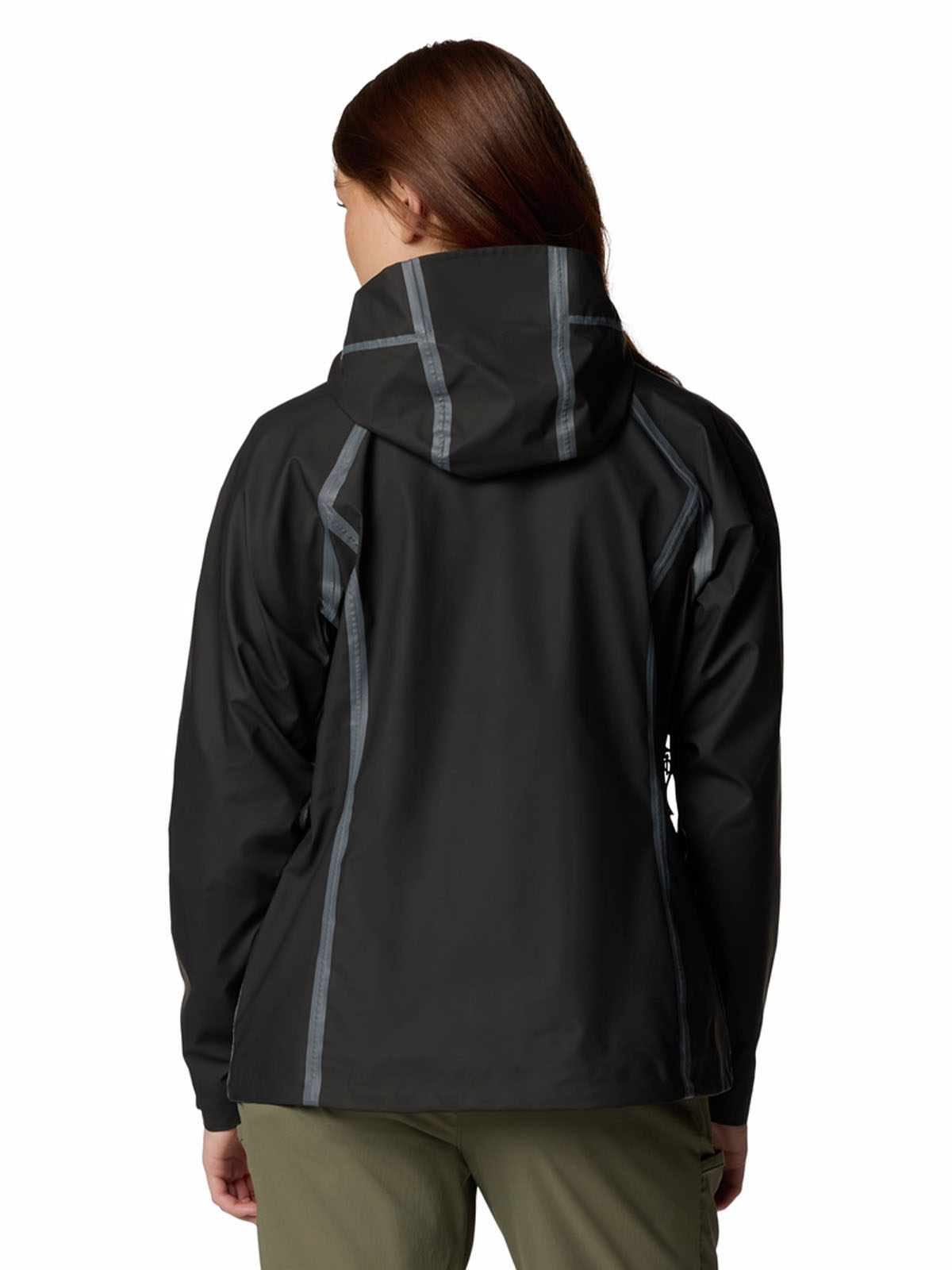 Cortaviento Mujer Reign No Shine Negro Columbia