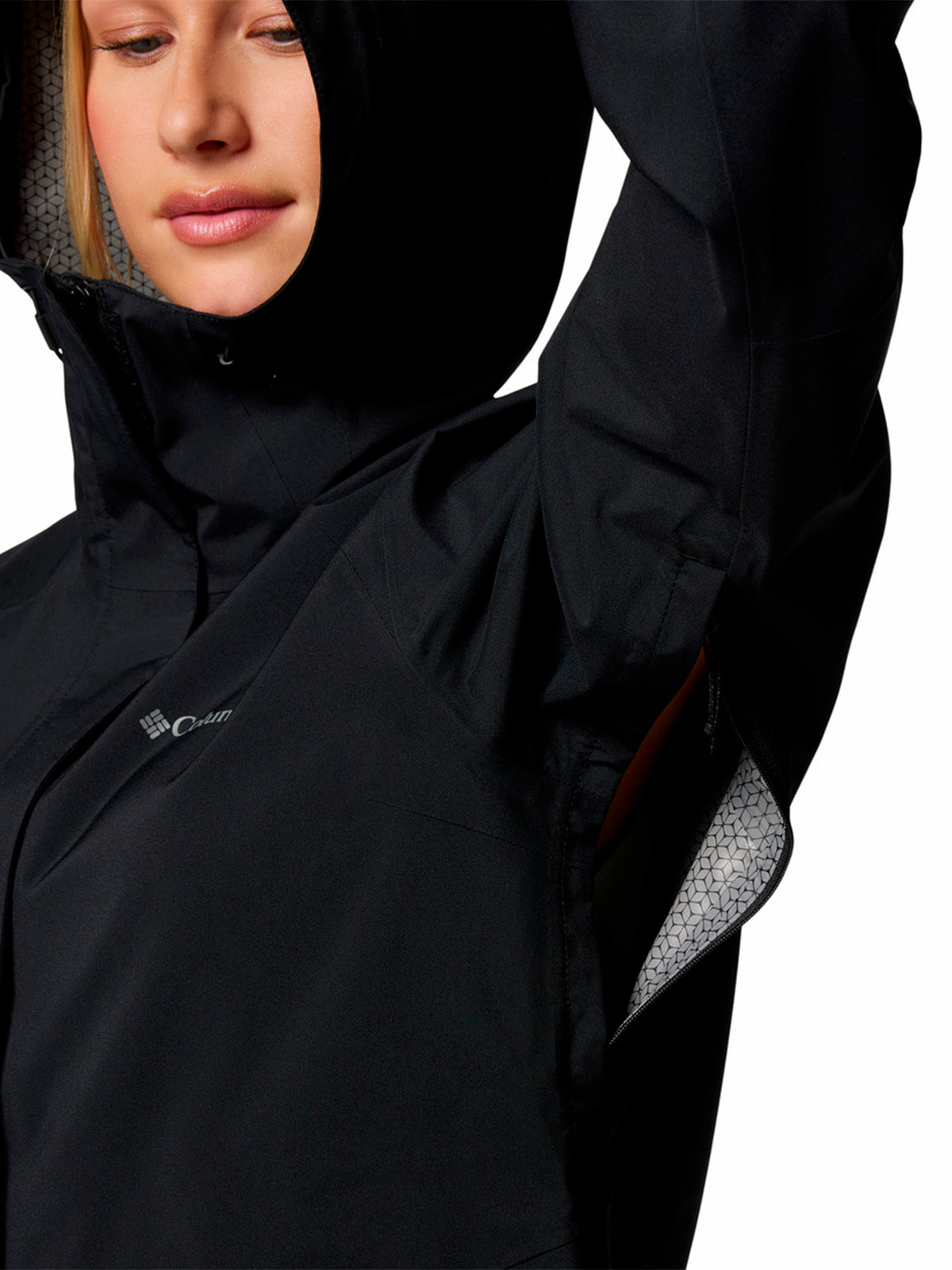 Cortaviento Mujer Earth Explorer II Negro Columbia