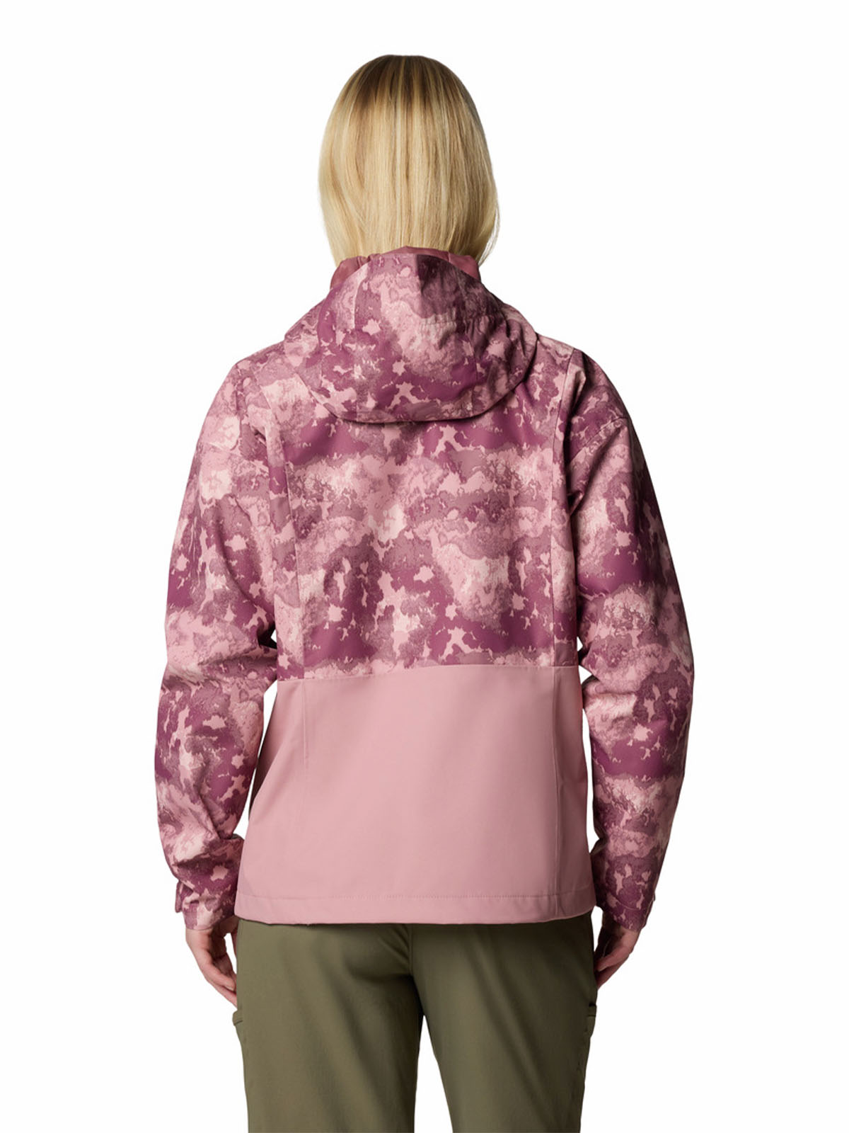 Cortaviento Mujer Hikebound Printed Rosado Columbia