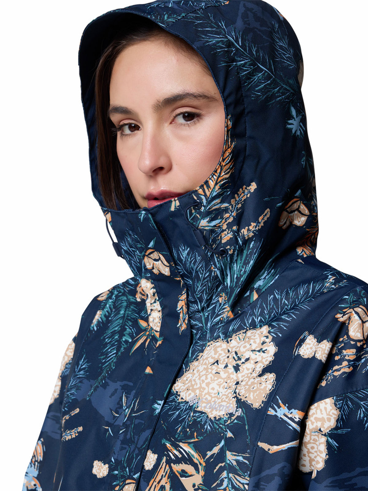 Cortaviento Mujer Hikebound Printed Azul Columbia