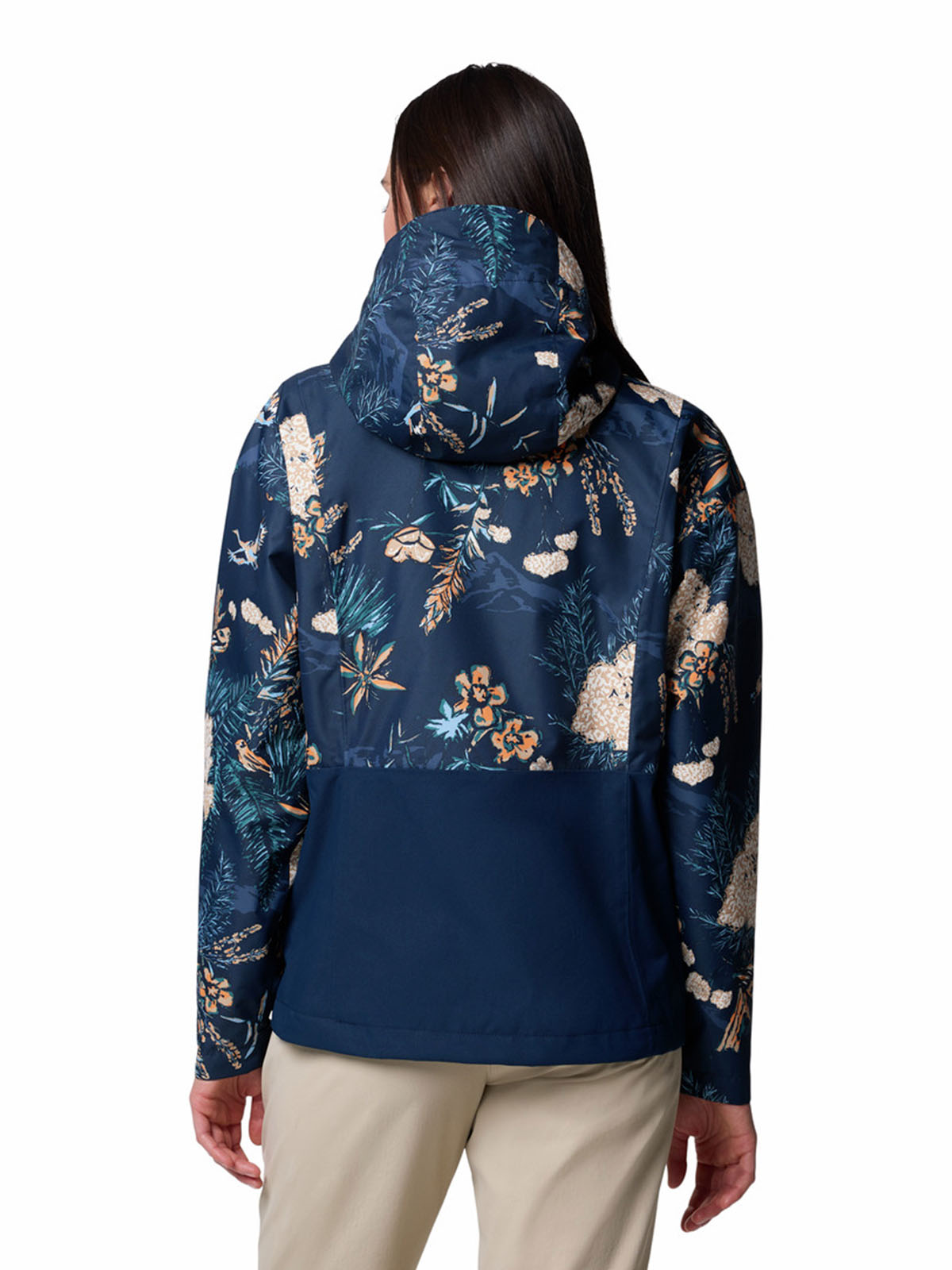 Cortaviento Mujer Hikebound Printed Azul Columbia