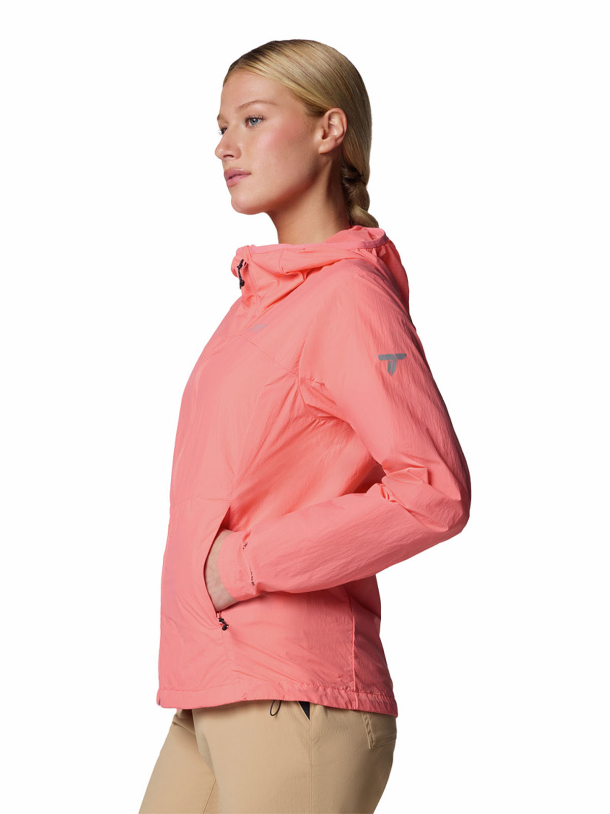 Cortaviento Mujer Loop Trail III Rosado Columbia