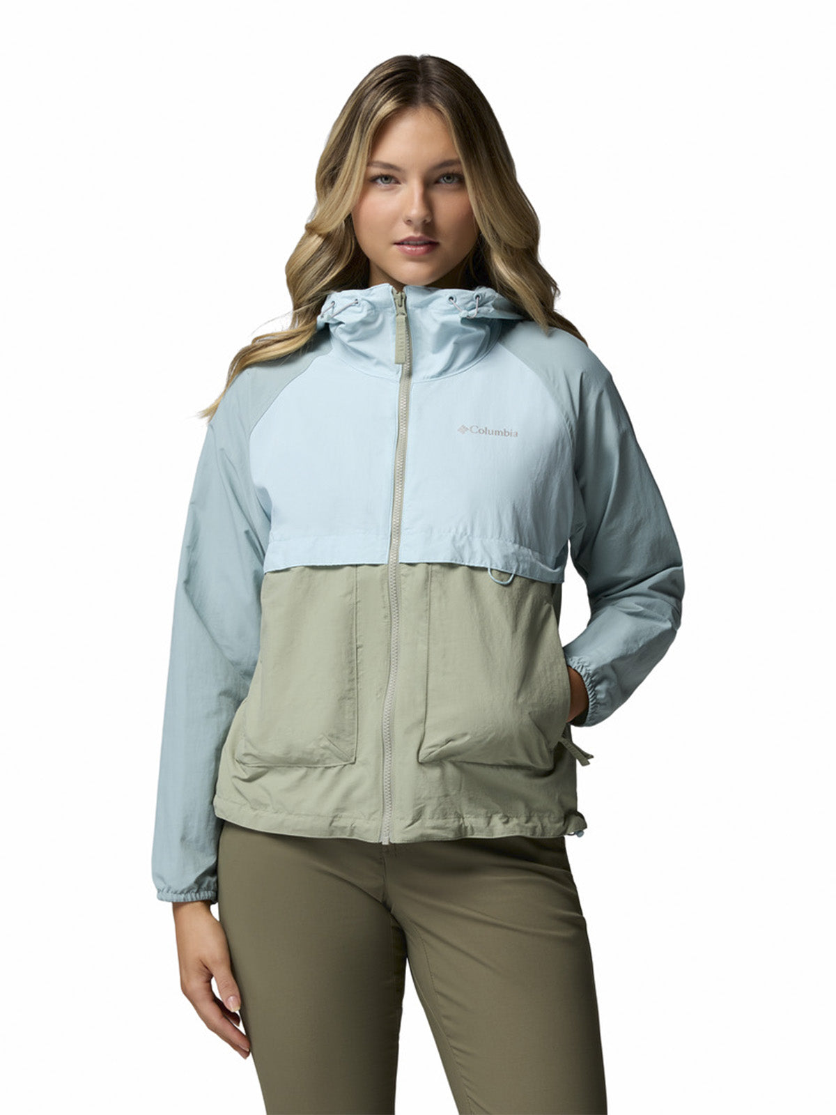 Cortaviento Mujer Spire Valley Wind Beige Columbia