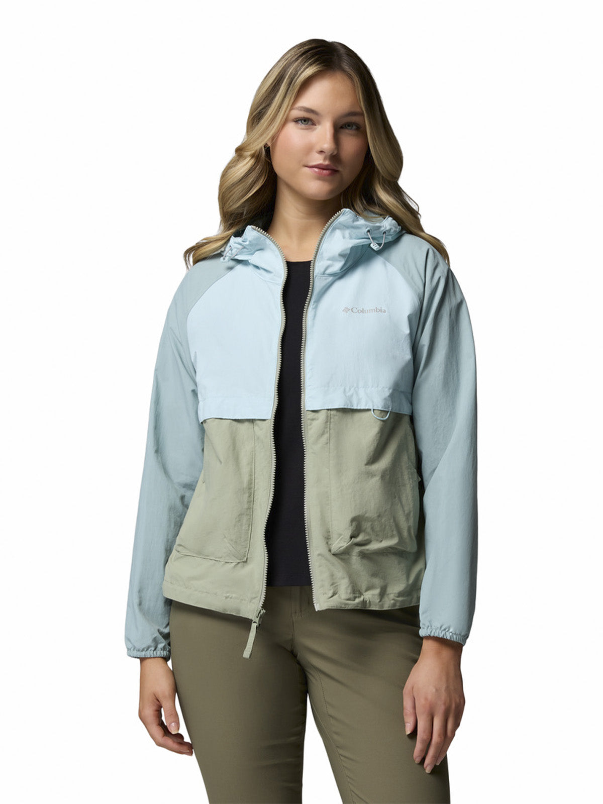 Cortaviento Mujer Spire Valley Wind Beige Columbia