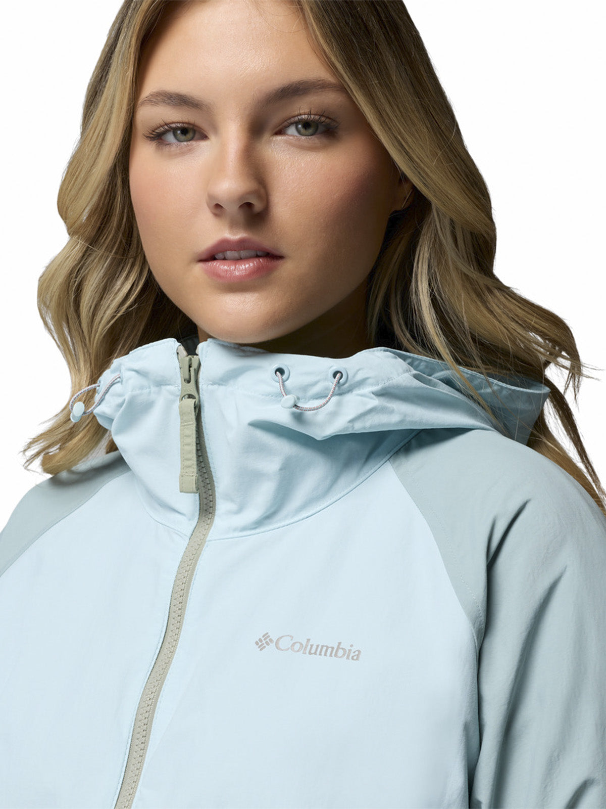 Cortaviento Mujer Spire Valley Wind Beige Columbia