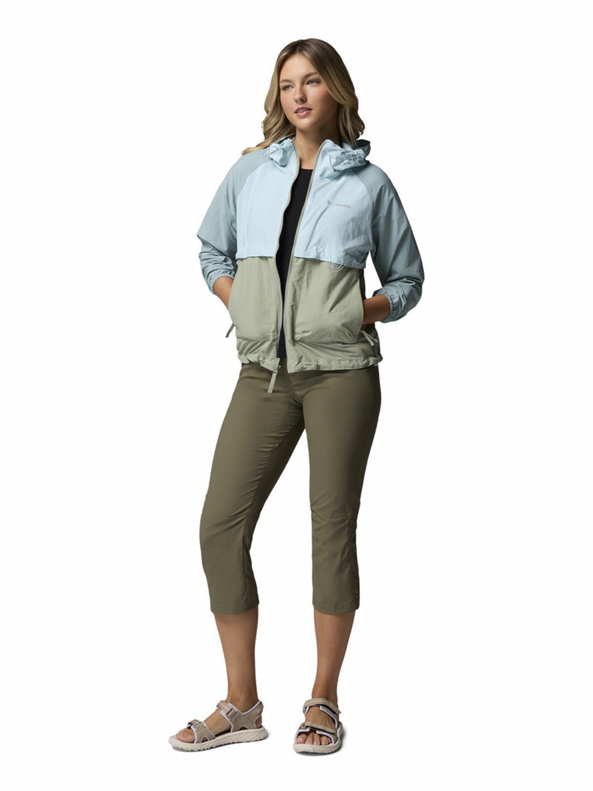Cortaviento Mujer Spire Valley Wind Beige Columbia