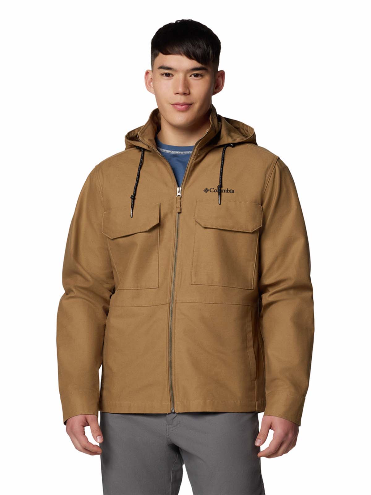 Cortaviento Hombre Indigo Canyon Café Columbia