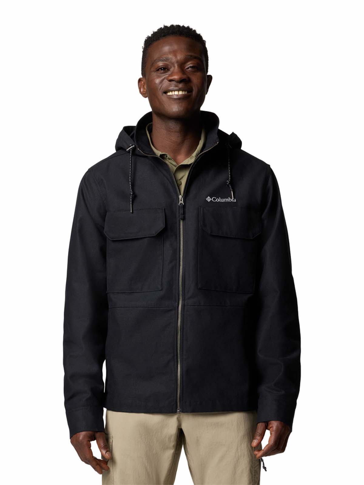 Cortaviento Hombre Indigo Canyon Negro Columbia