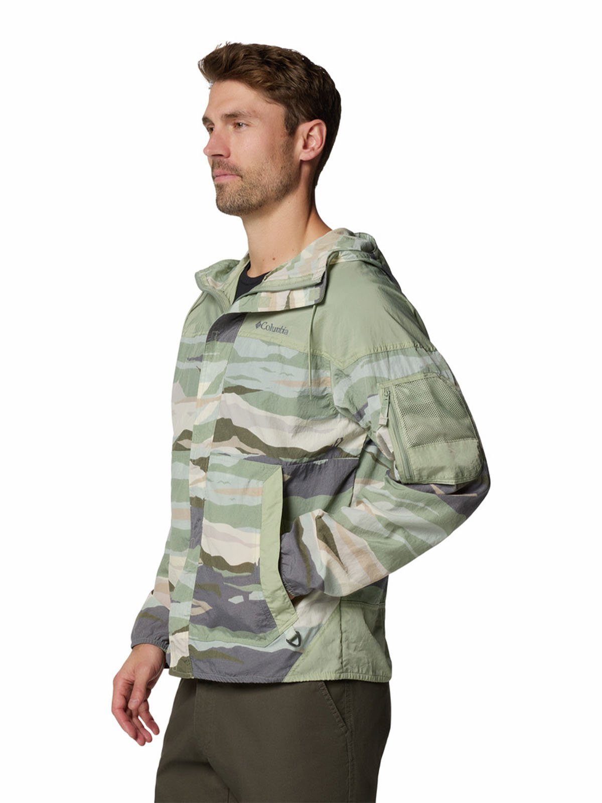 Cortaviento Hombre Challenger Novelty Beige Columbia