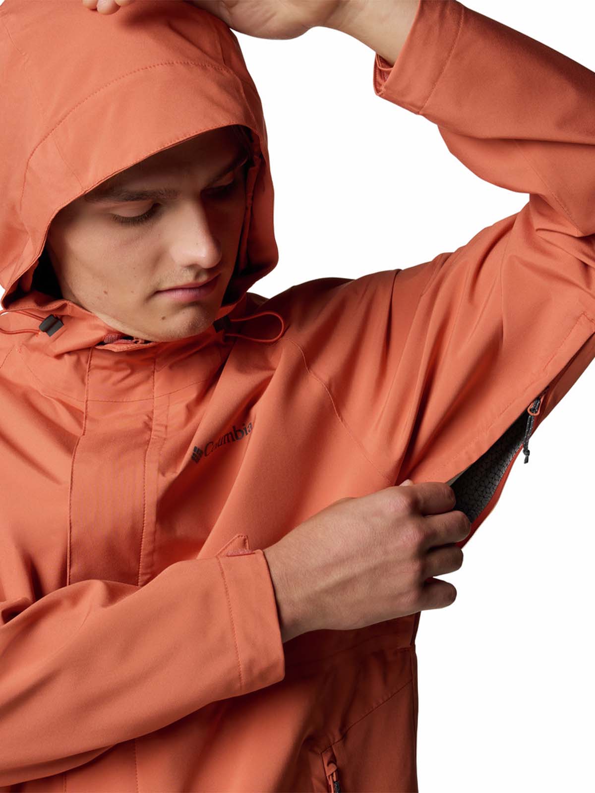 Cortaviento Hombre Earth Explorer II Rojo Columbia