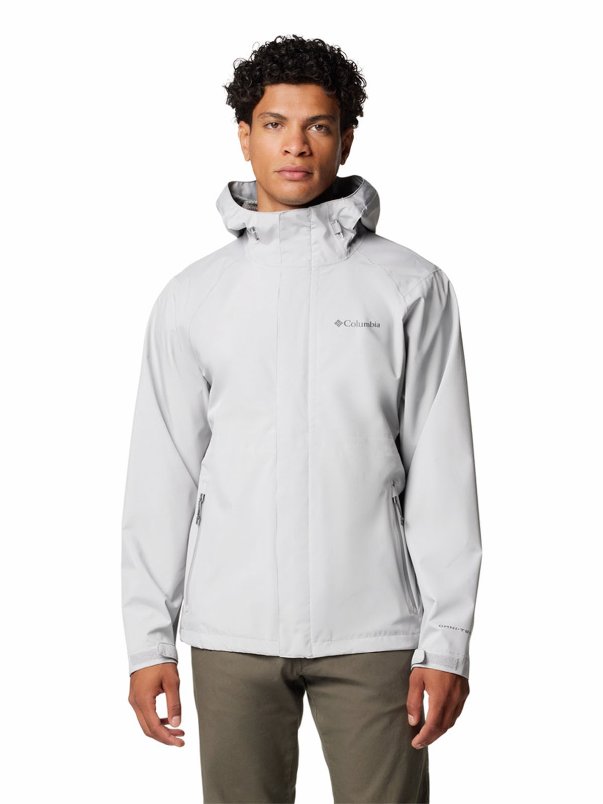 Impermeable Hombre Earth Explorer II Gris Columbia