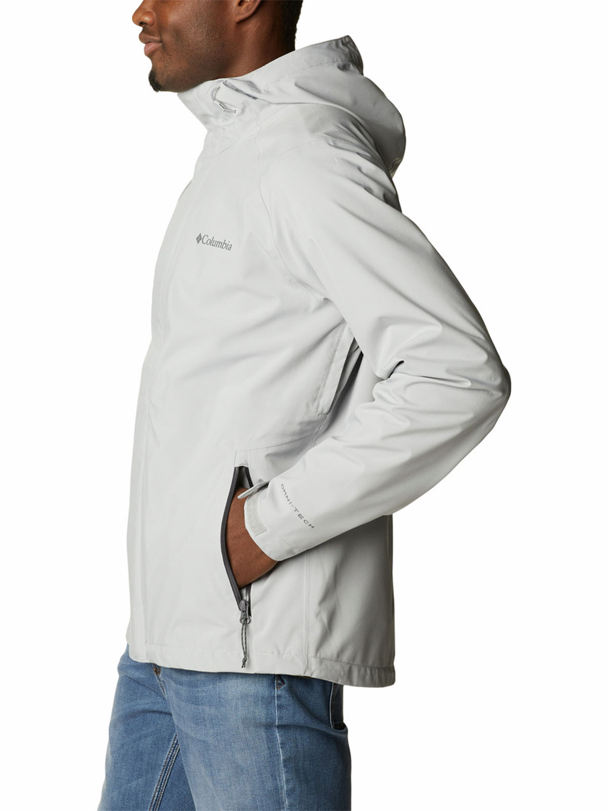 Impermeable Hombre Earth Explorer II Gris Columbia
