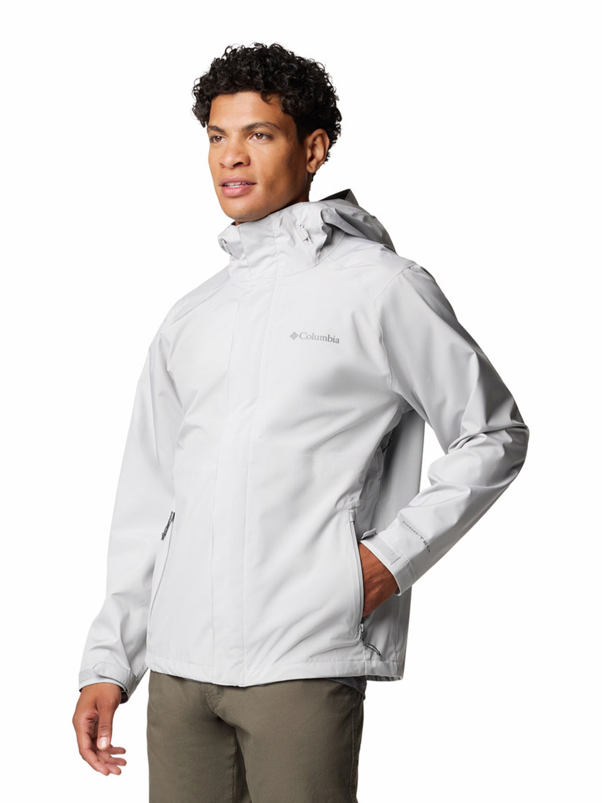 Impermeable Hombre Earth Explorer II Gris Columbia