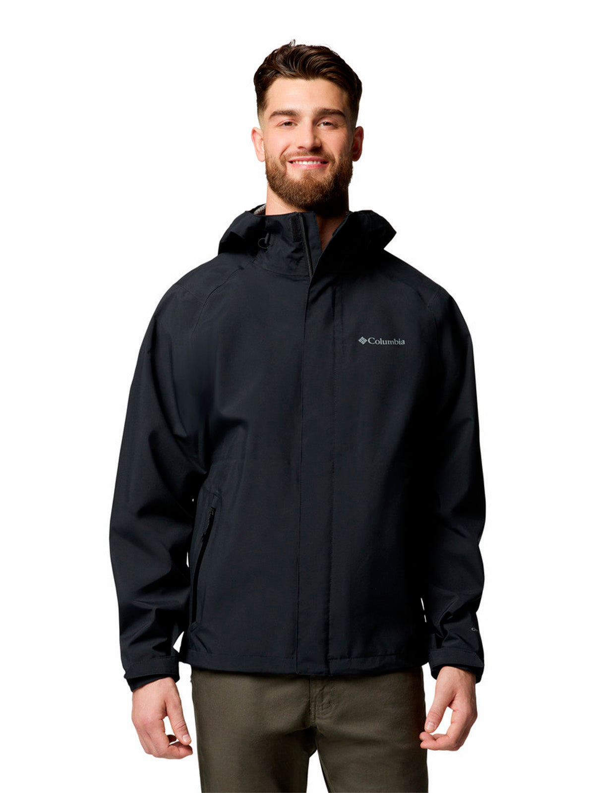 Cortaviento Impermeable Hombre Earth Explorer II Negro Columbia