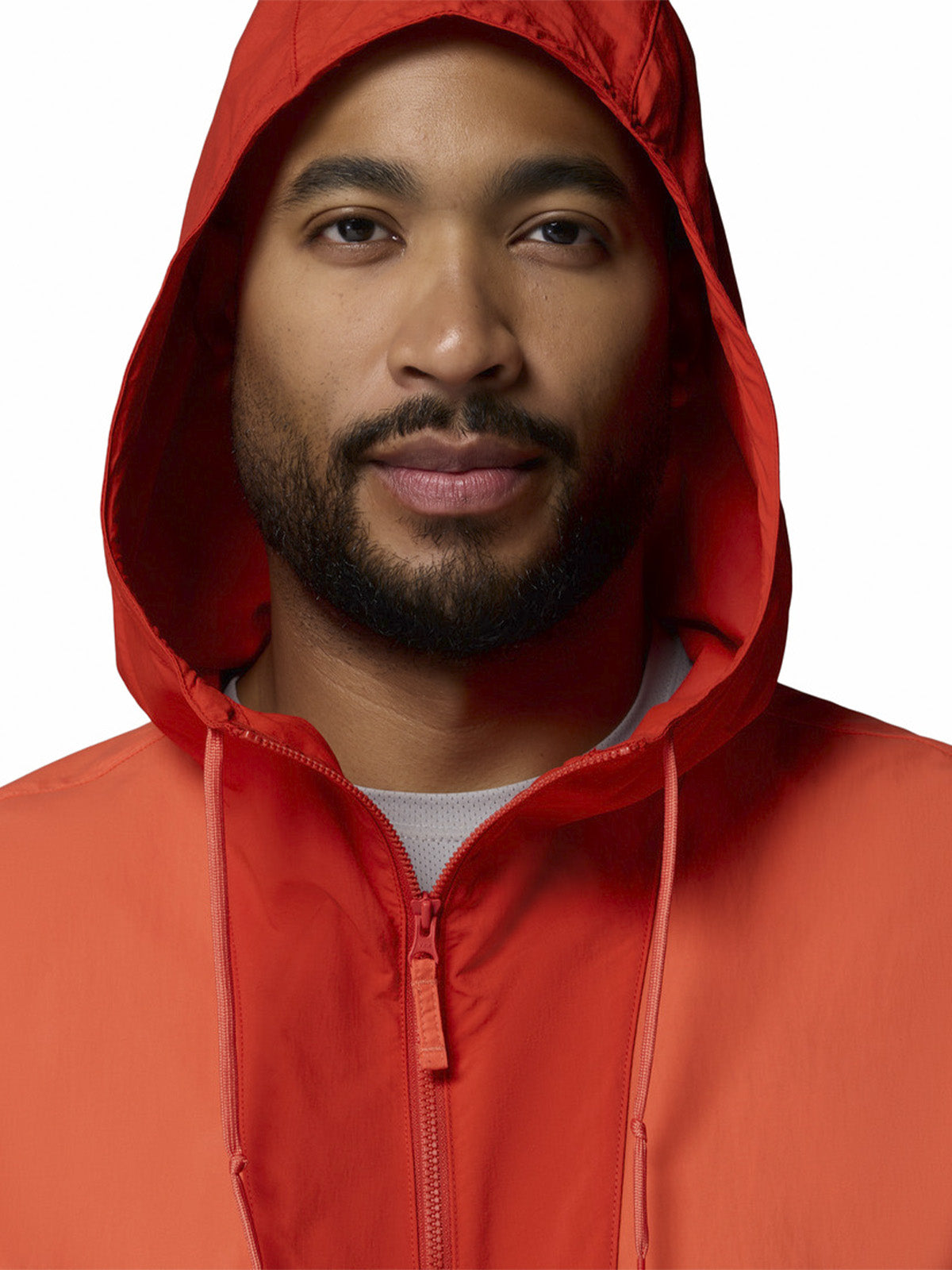 Cortaviento Hombre Spire Valley Hooded Naranjo Columbia