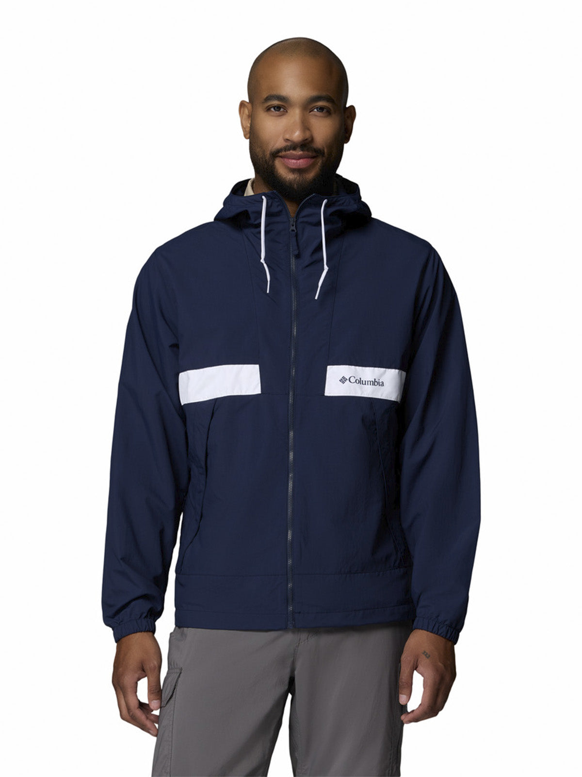Cortaviento Hombre Spire Valley Hooded Azul Columbia