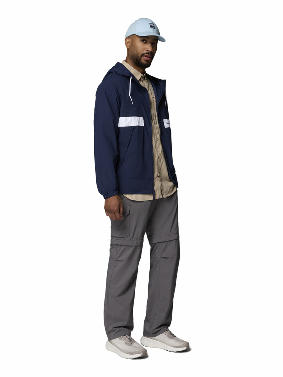 Cortaviento Hombre Spire Valley Hooded Azul Columbia