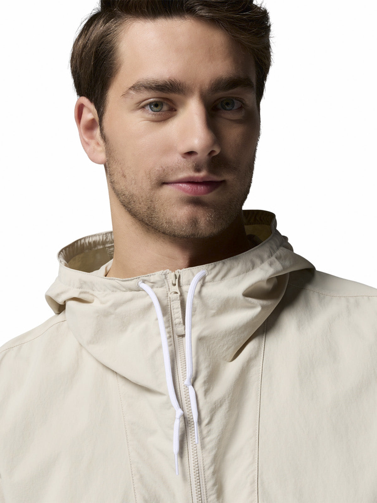Cortaviento Hombre Spire Valley Hooded Gris Columbia