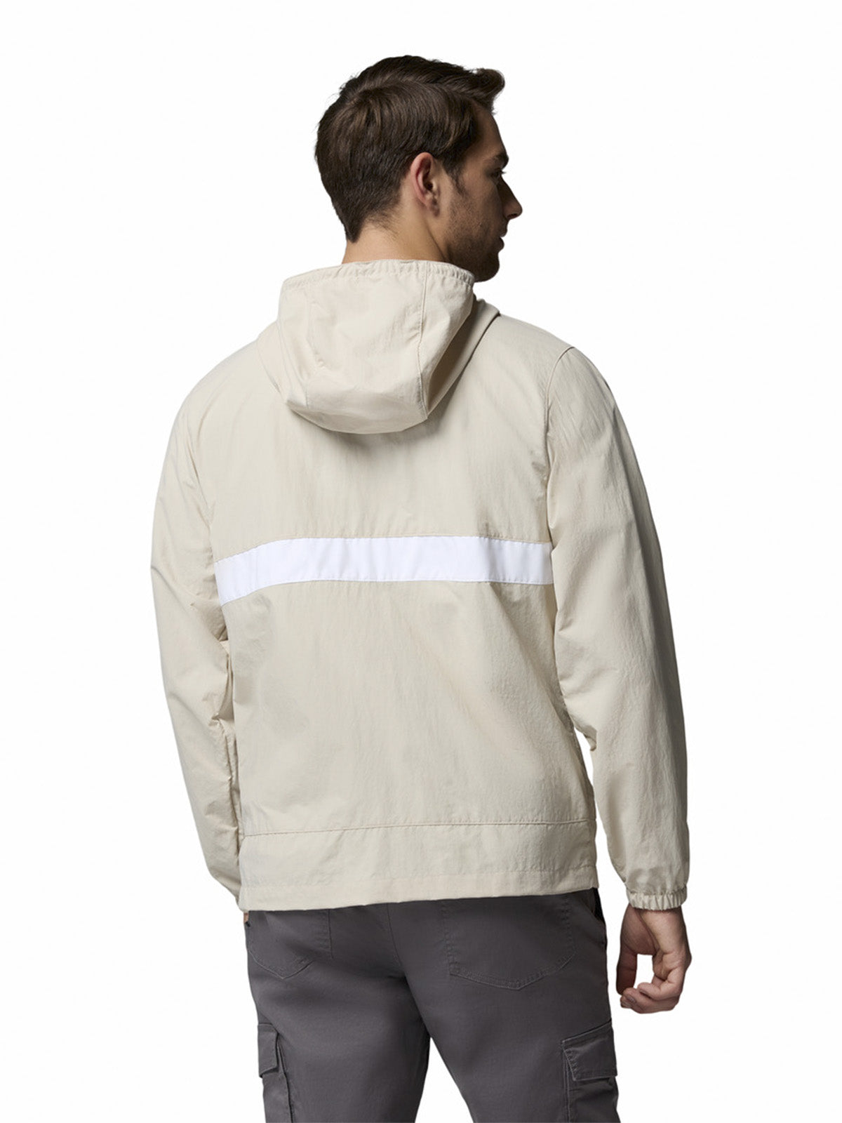 Cortaviento Hombre Spire Valley Hooded Gris Columbia