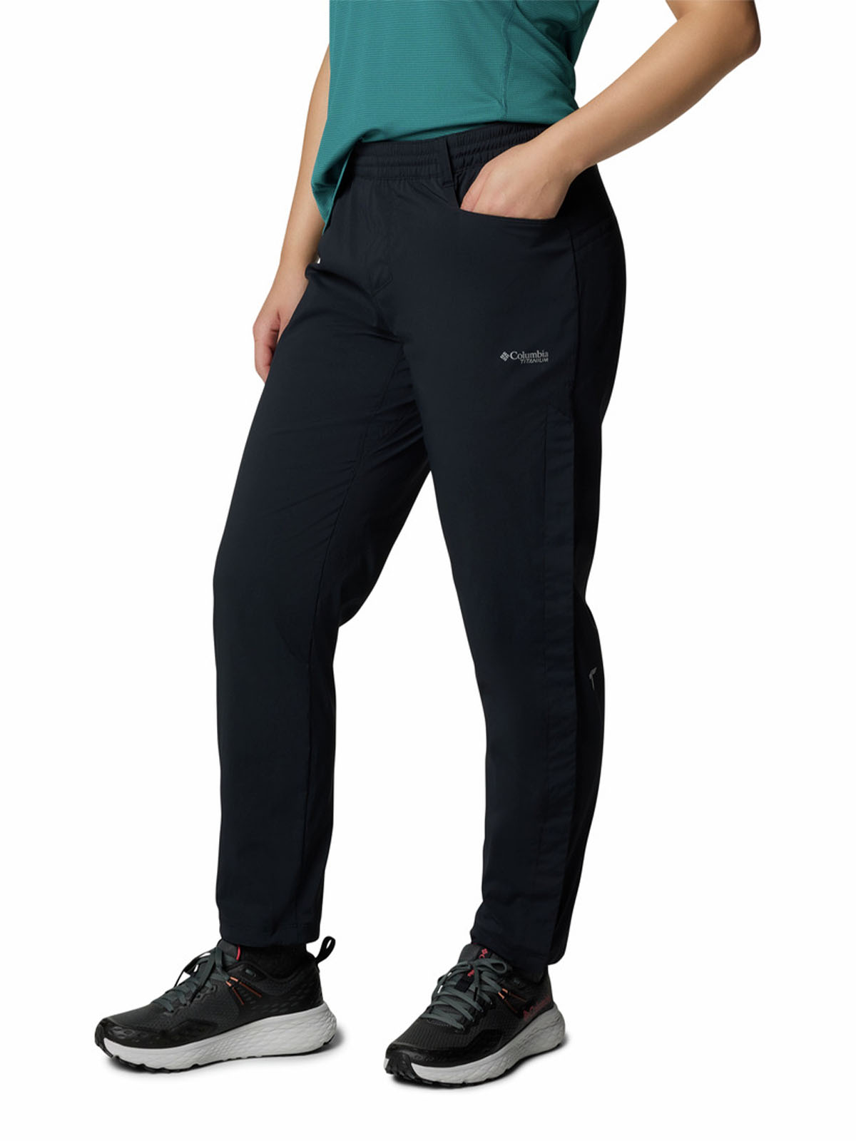 Pantalón Mujer Wanoga Pro Vent Negro Columbia