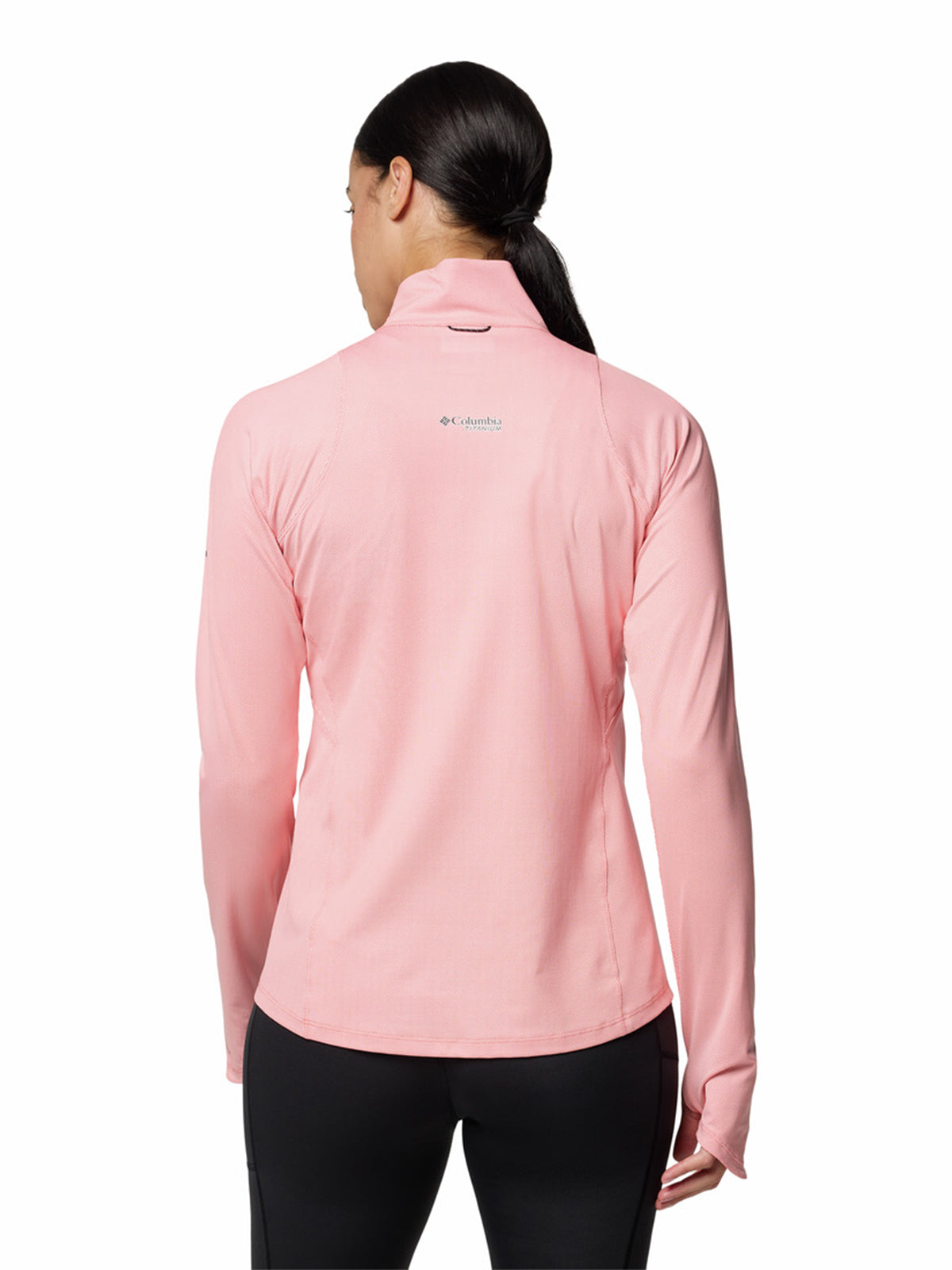 Polera Manga Larga Mujer Summit Valley Half Zip Rosado Columbia