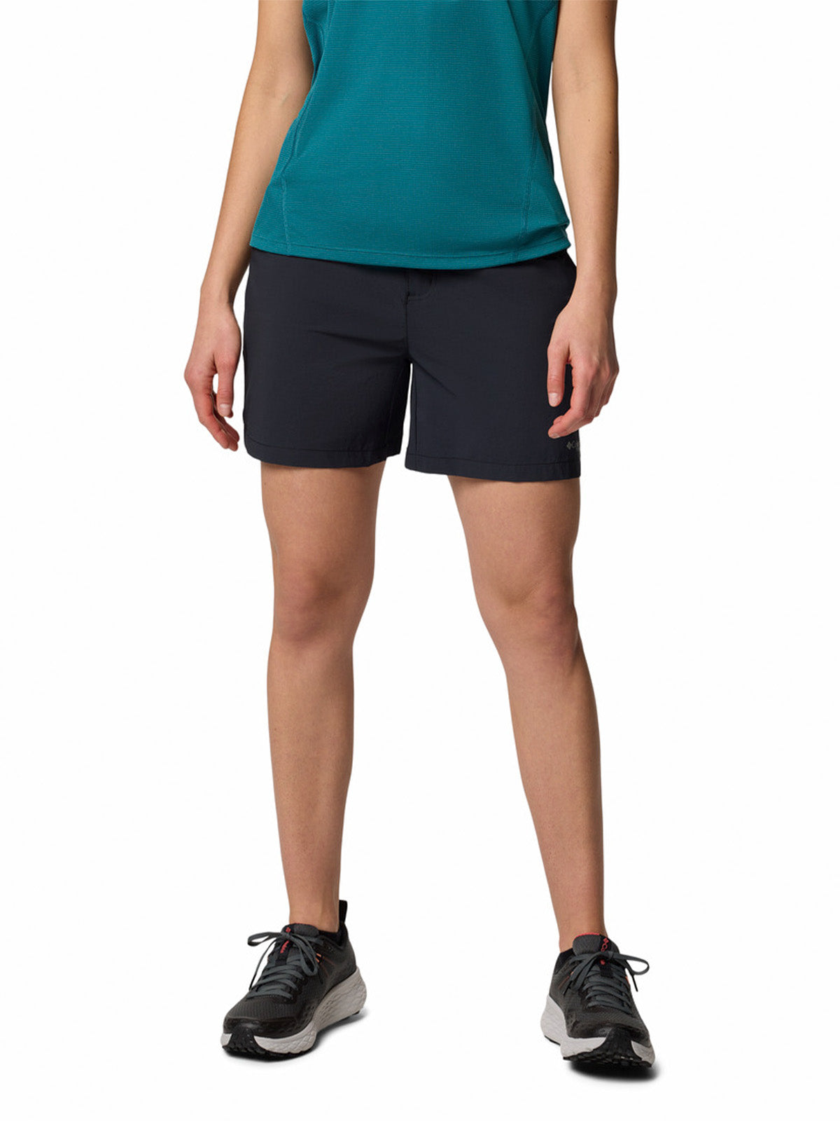 Short Mujer Summit Valley Negro Columbia