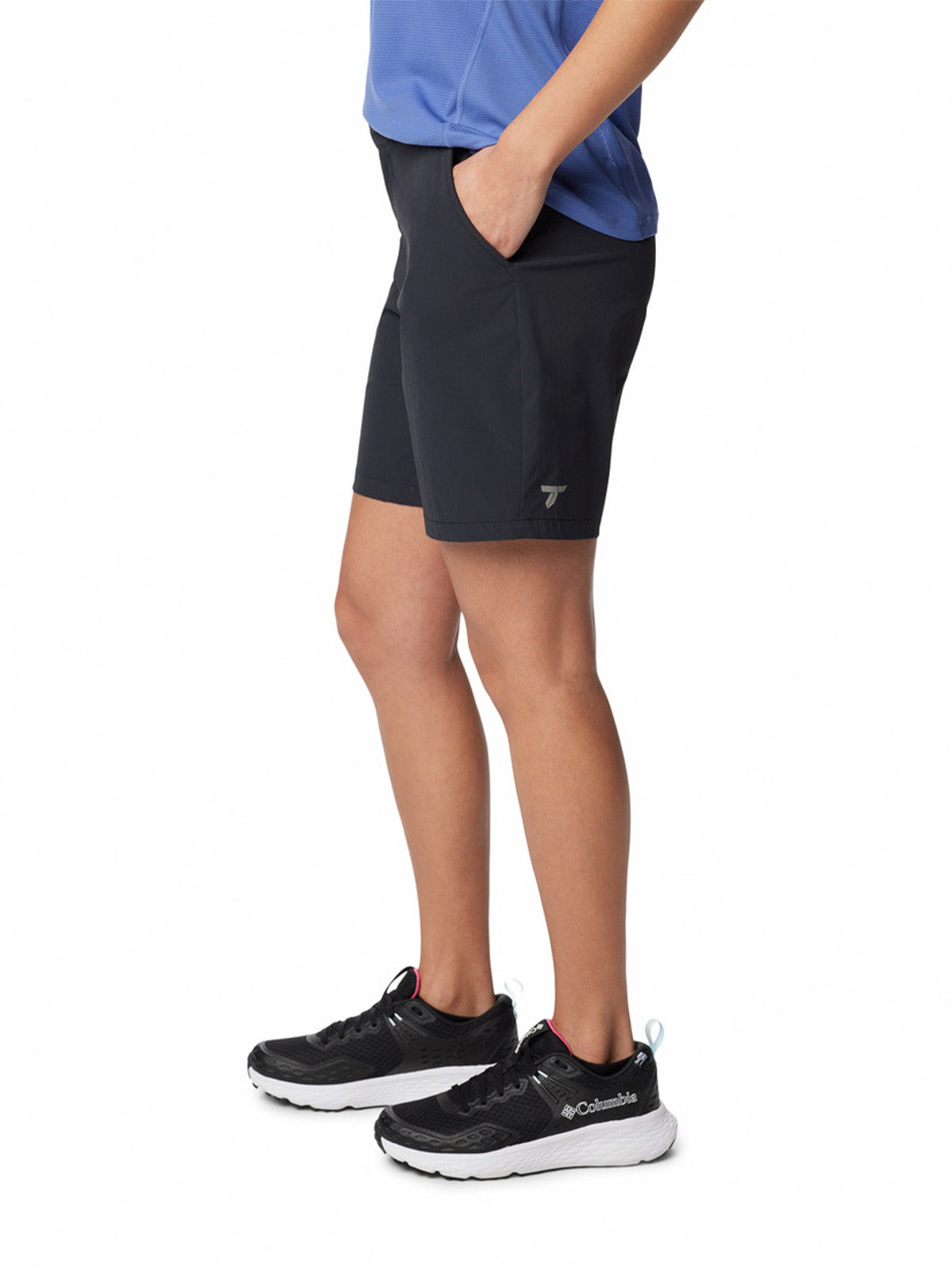 Short Mujer Summit Valley Negro Columbia