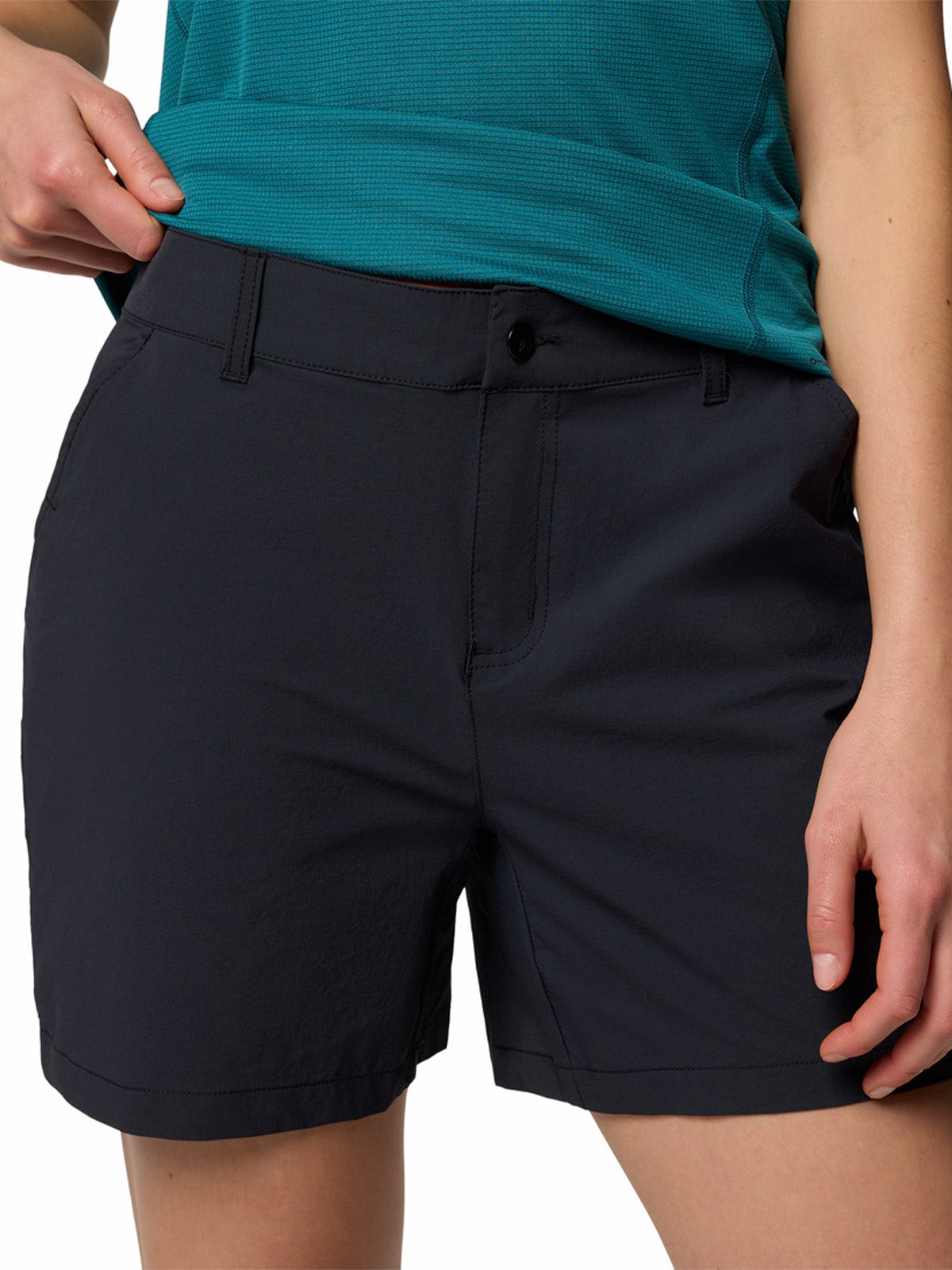 Short Mujer Summit Valley Negro Columbia