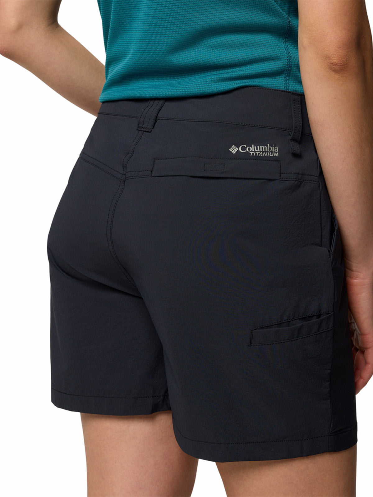 Short Mujer Summit Valley Negro Columbia