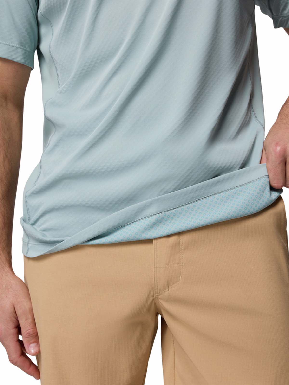 Polera Manga Corta Hombre Zero Rules Light Celeste Columbia