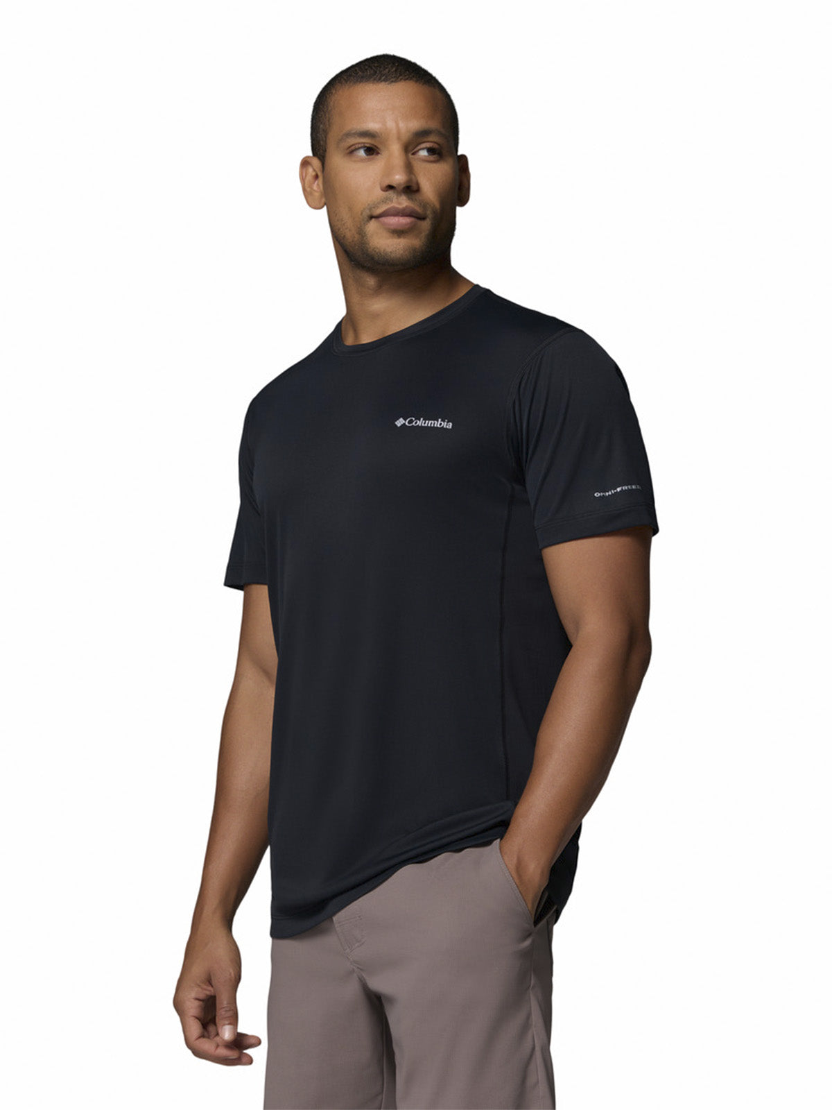 Polera Manga Corta Hombre Zero Rules Light Negro Columbia