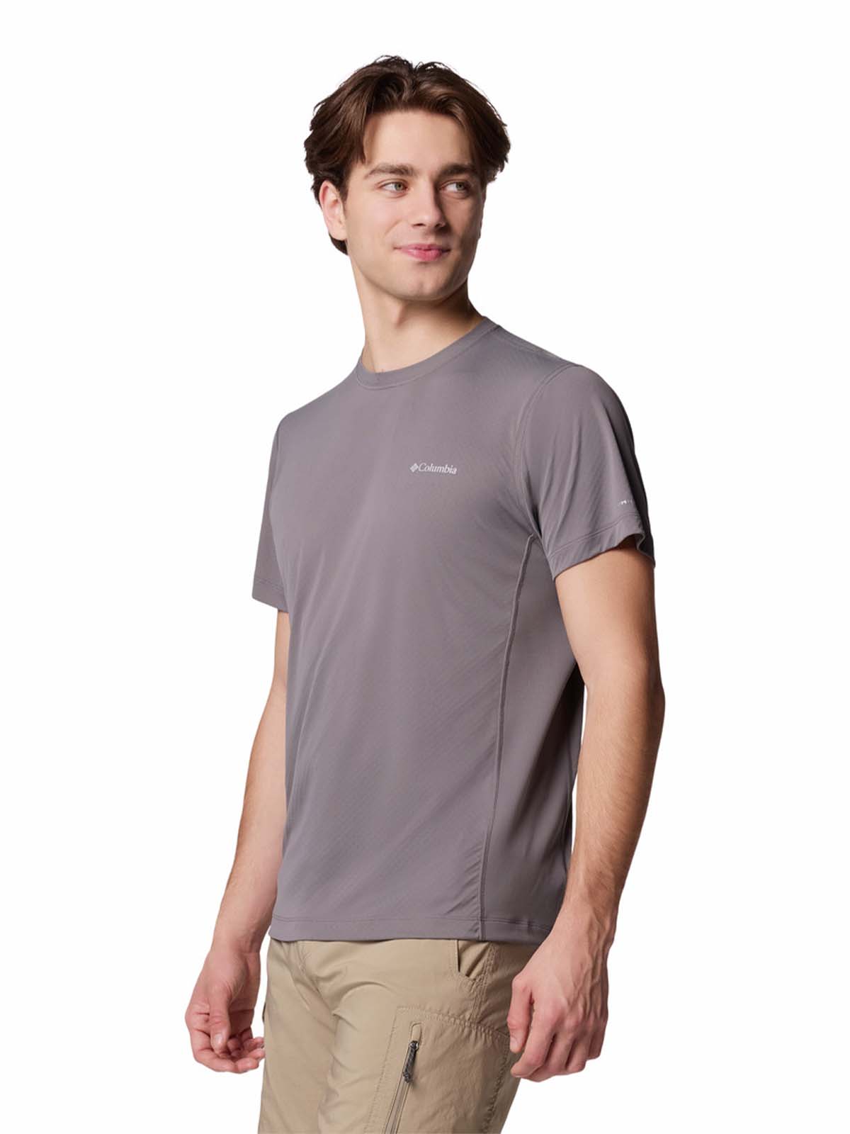 Polera Manga Corta Hombre Zero Rules Light Gris Columbia