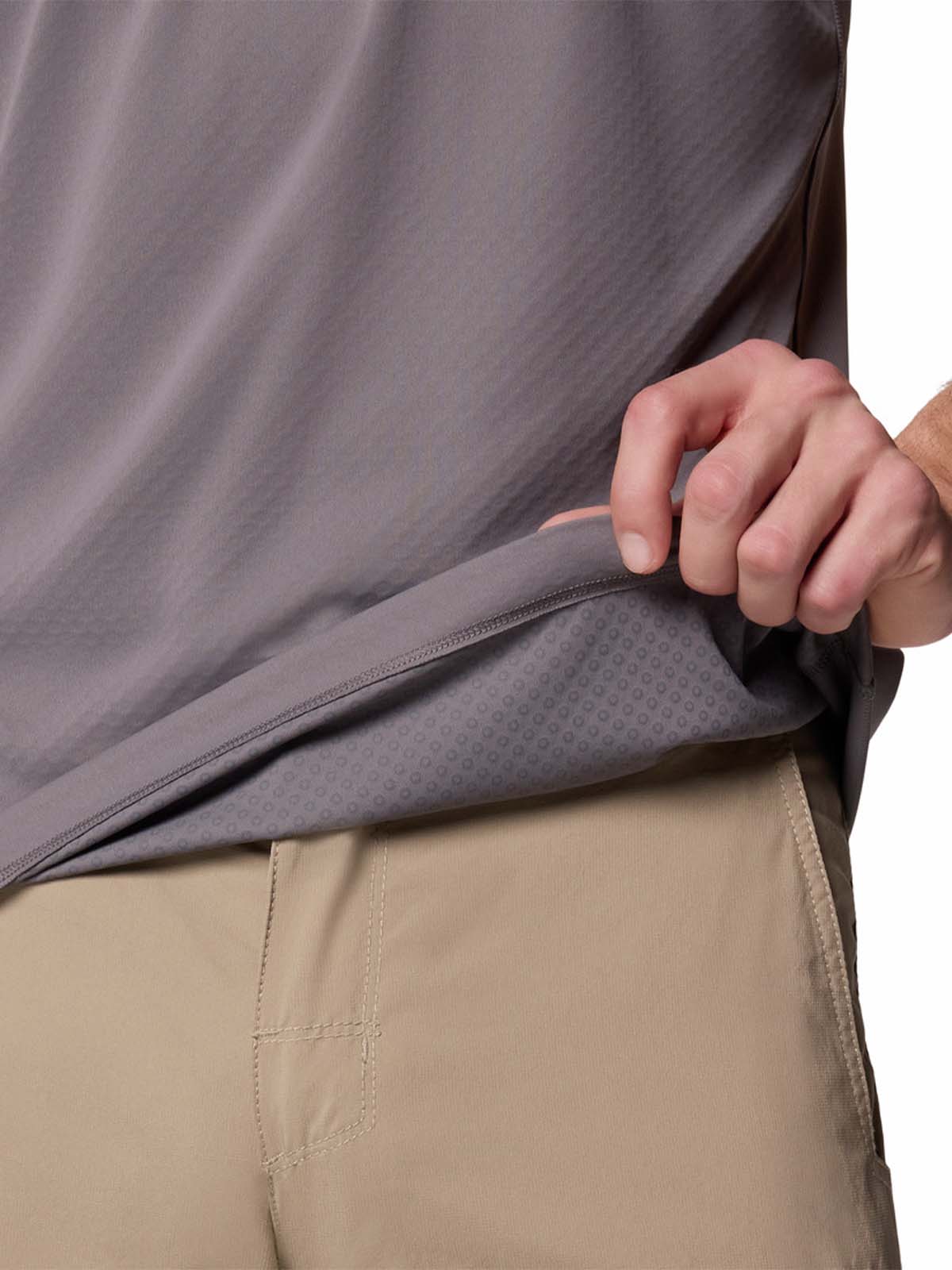 Polera Manga Corta Hombre Zero Rules Light Gris Columbia