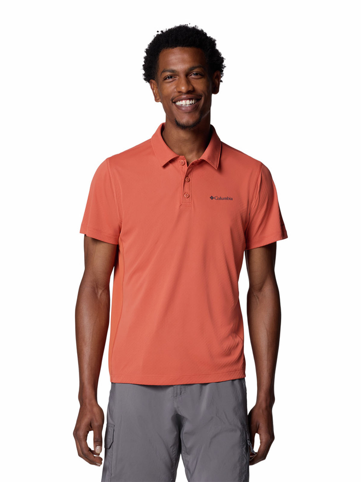 Polera Manga Corta Hombre Zero Rules Rojo Columbia