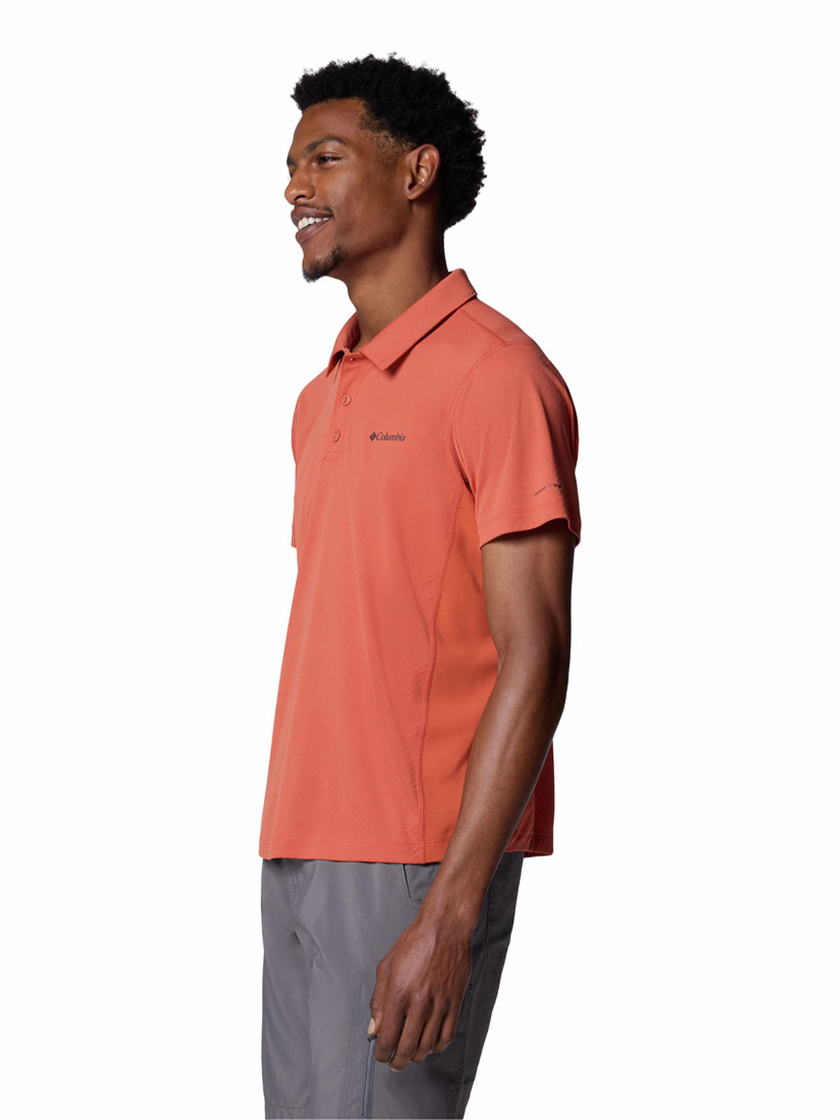 Polera Manga Corta Hombre Zero Rules Rojo Columbia