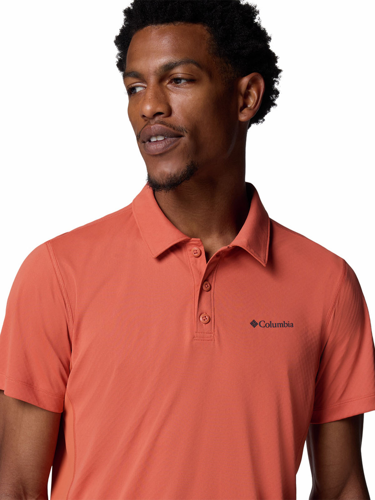 Polera Manga Corta Hombre Zero Rules Rojo Columbia