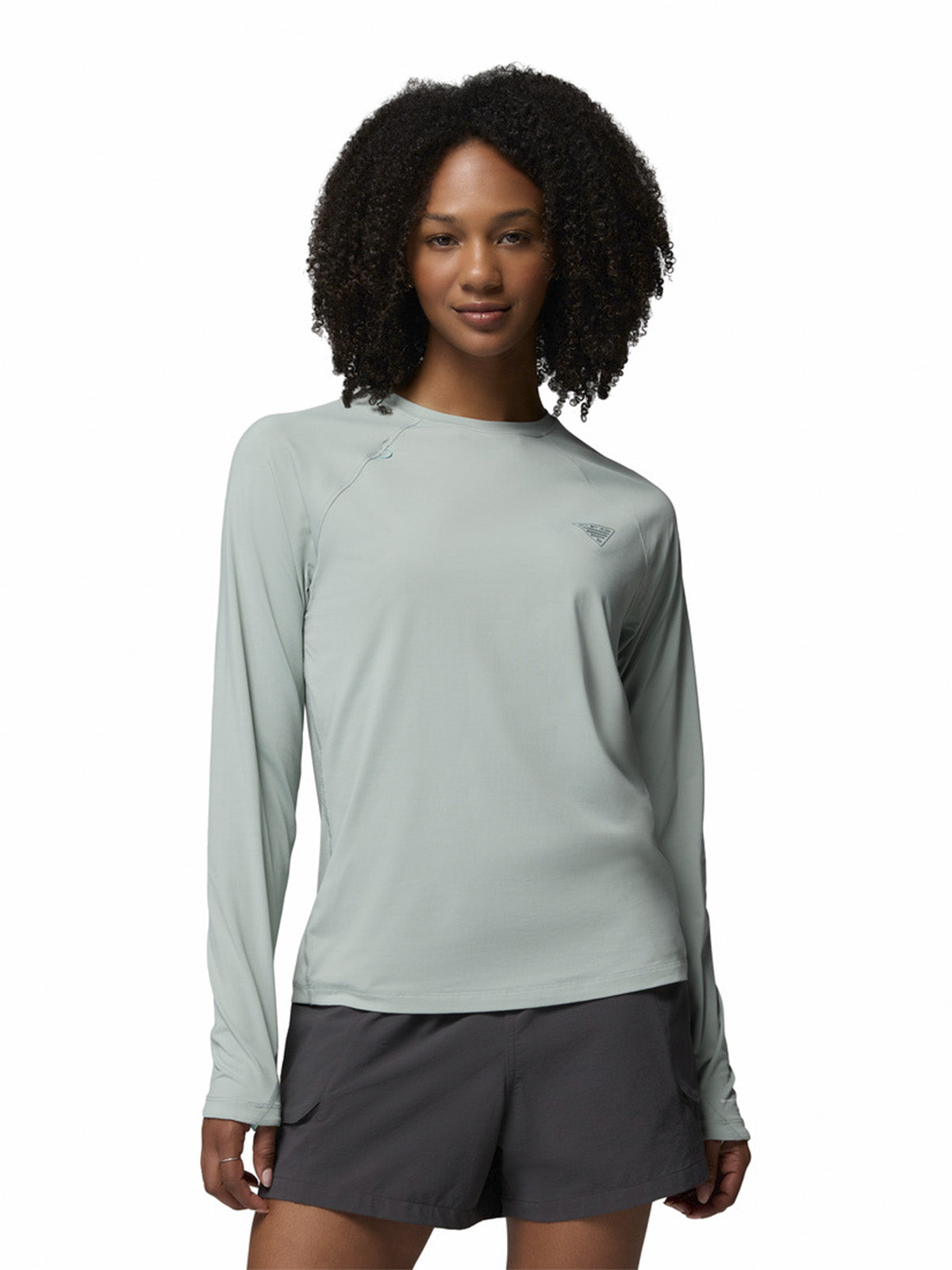 Polera Manga Larga Mujer Wild Cast Sun Celeste Columbia
