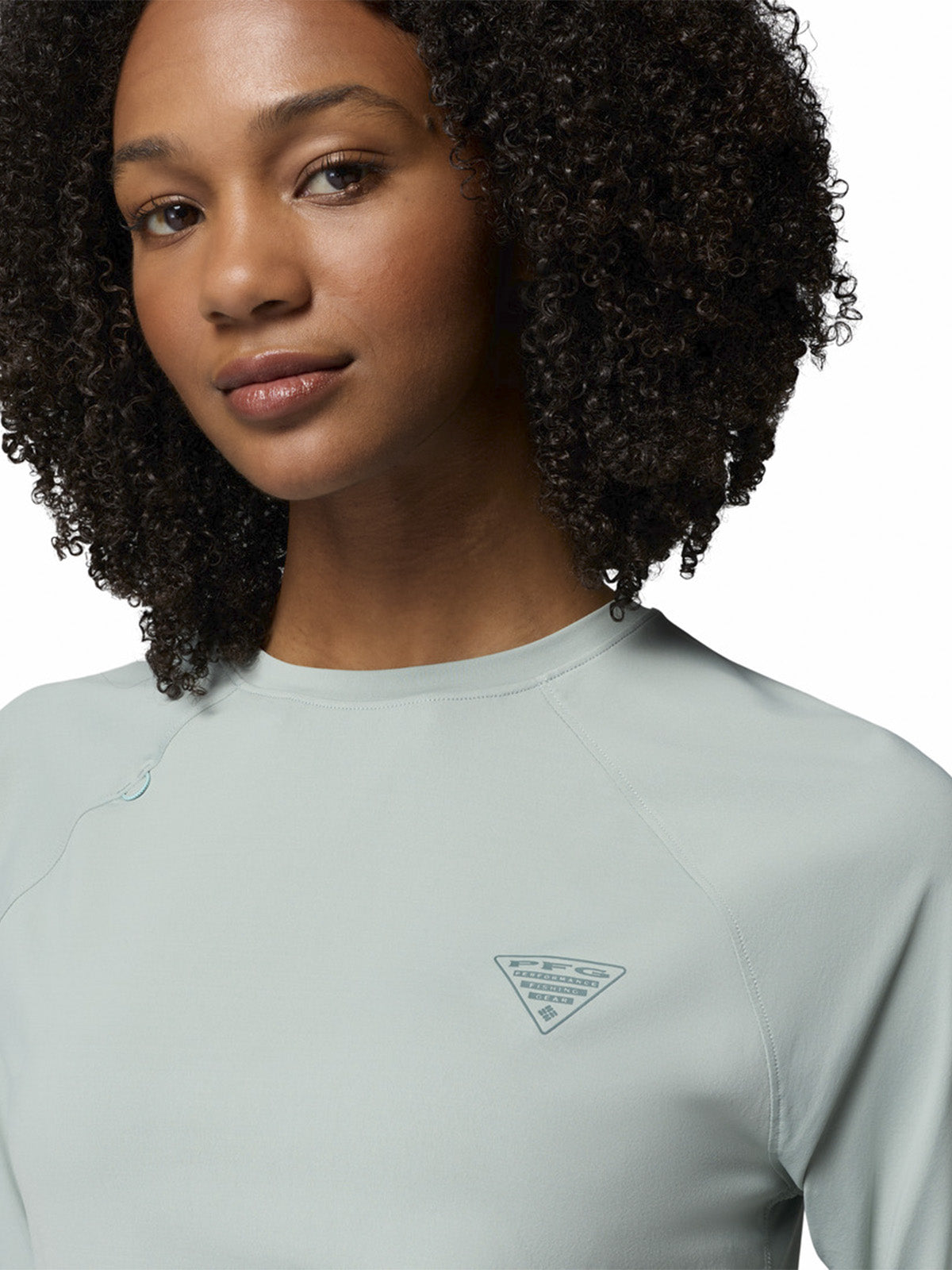 Polera Manga Larga Mujer Wild Cast Sun Celeste Columbia