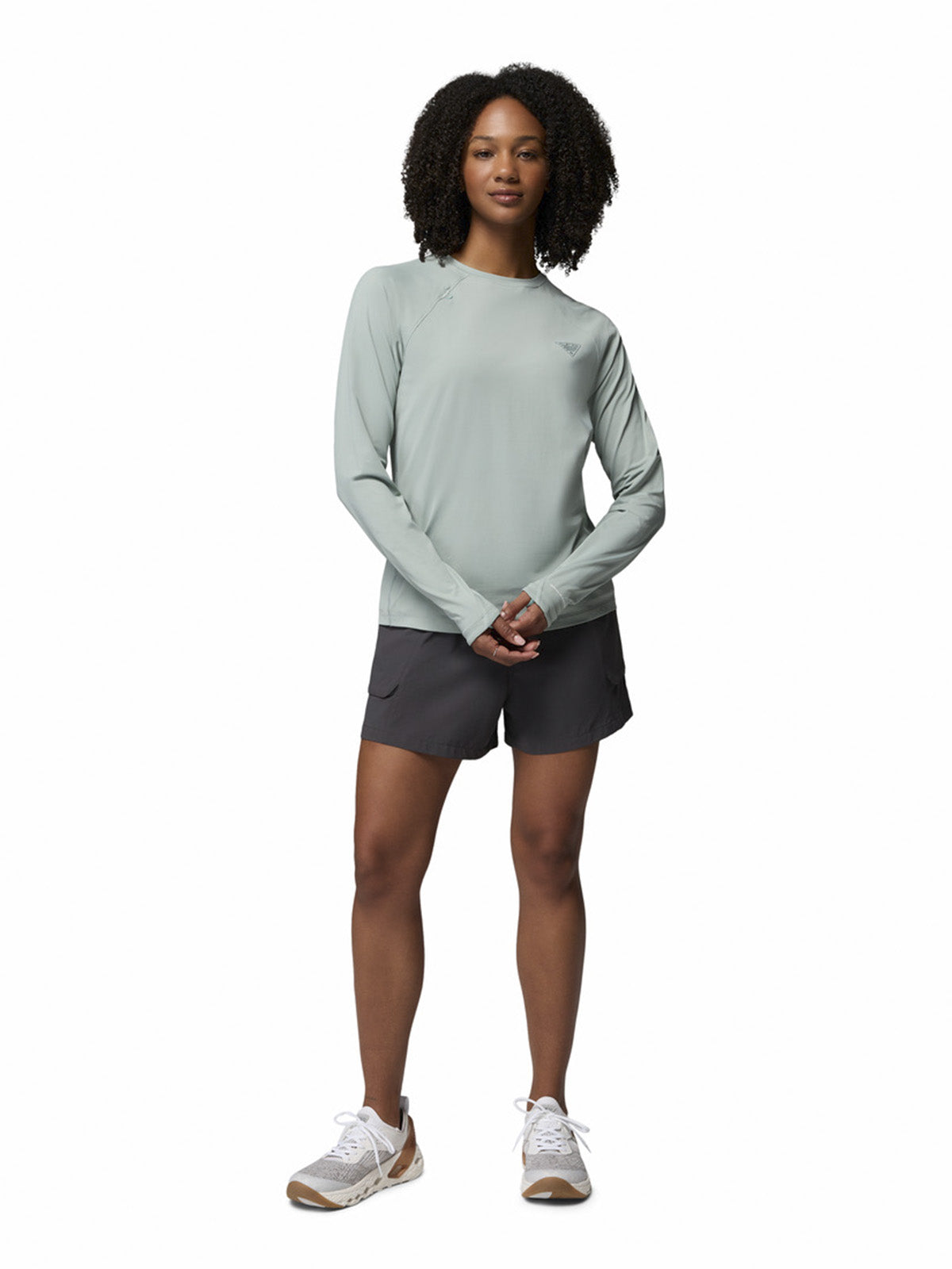 Polera Manga Larga Mujer Wild Cast Sun Celeste Columbia