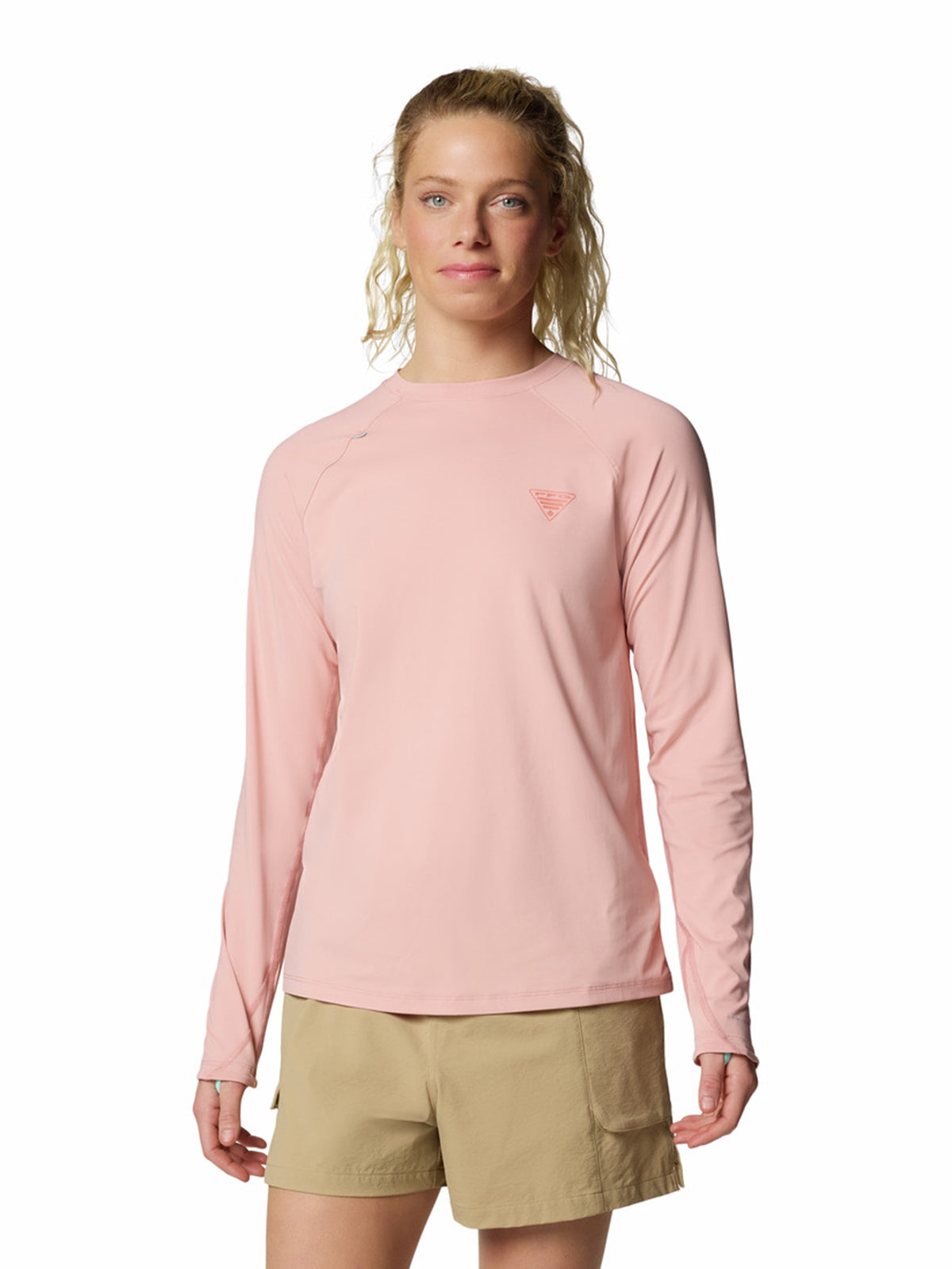 Polera Manga Larga Mujer Wild Cast Sun Rosado Columbia