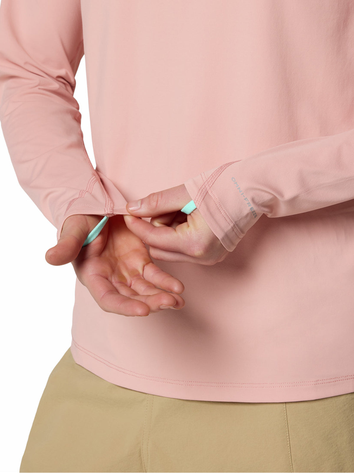 Polera Manga Larga Mujer Wild Cast Sun Rosado Columbia