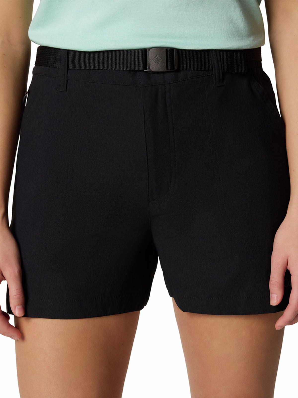 Short Mujer Brea Falls Nylon Negro Columbia