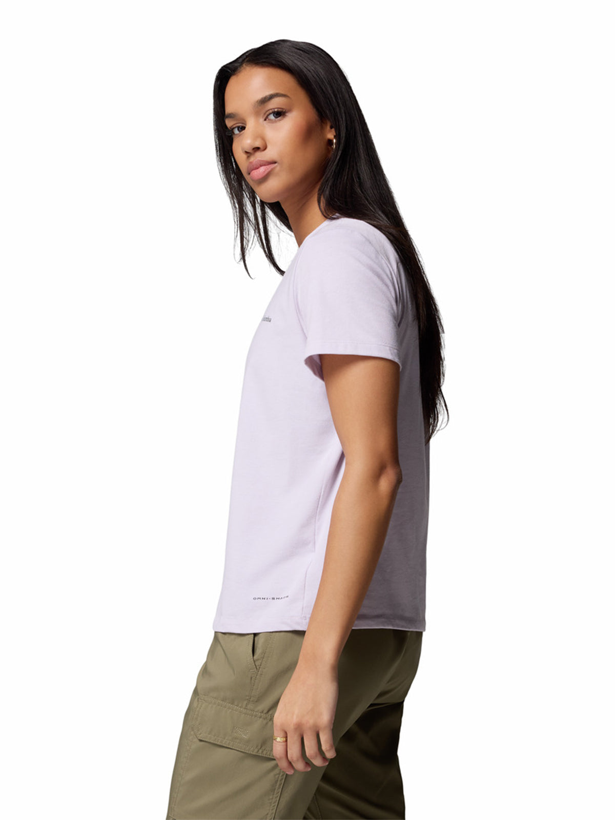Polera Manga Corta Mujer Sun Trek II Morado Columbia