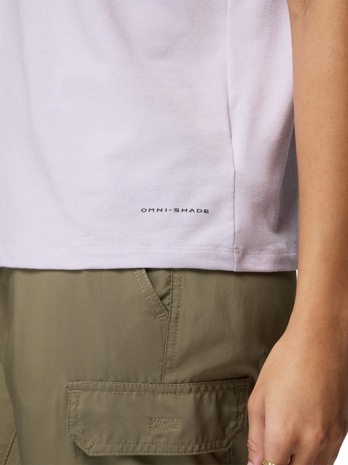 Polera Manga Corta Mujer Sun Trek II Morado Columbia