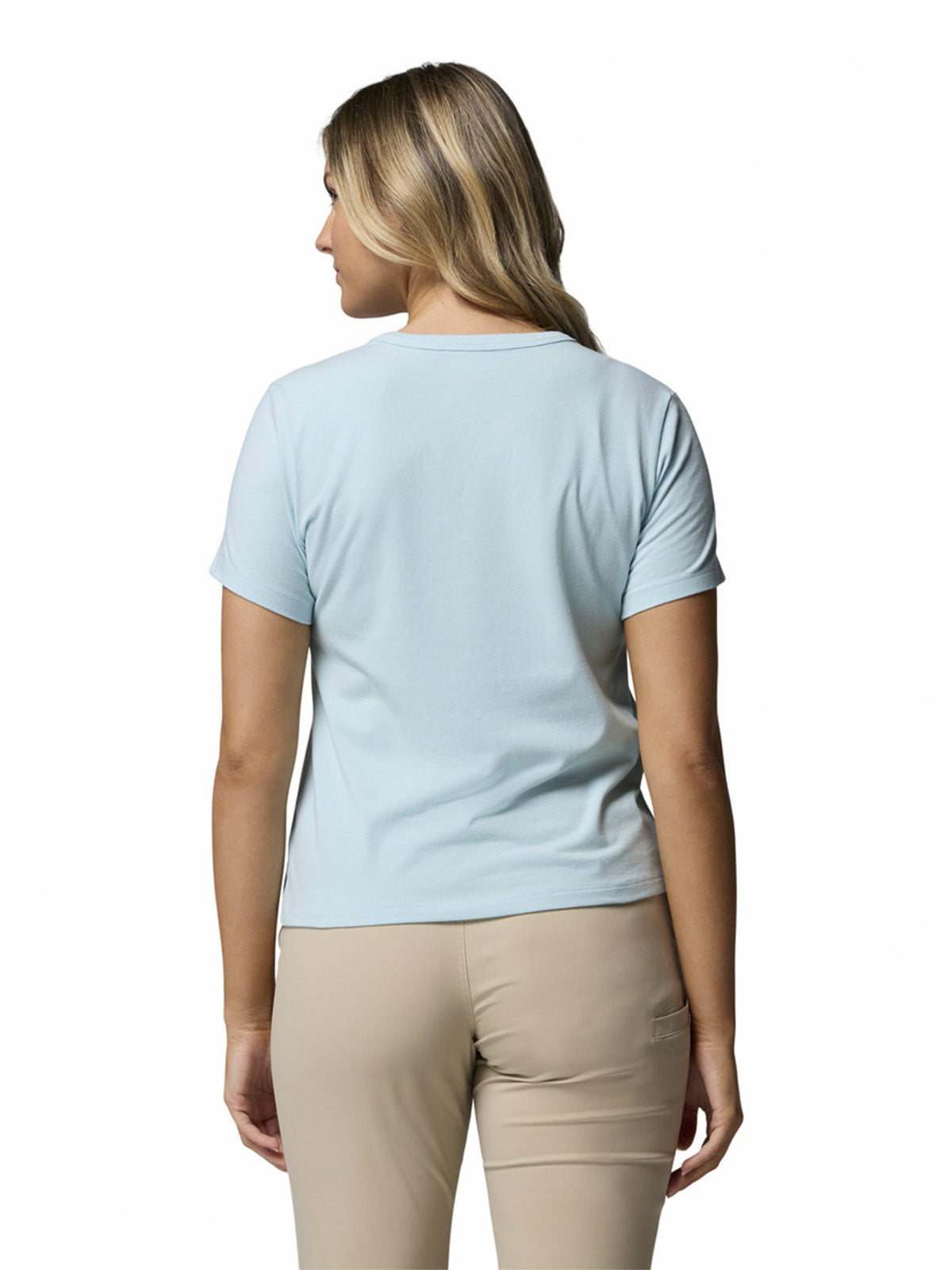 Polera Manga Corta Mujer Sun Trek Celeste Columbia